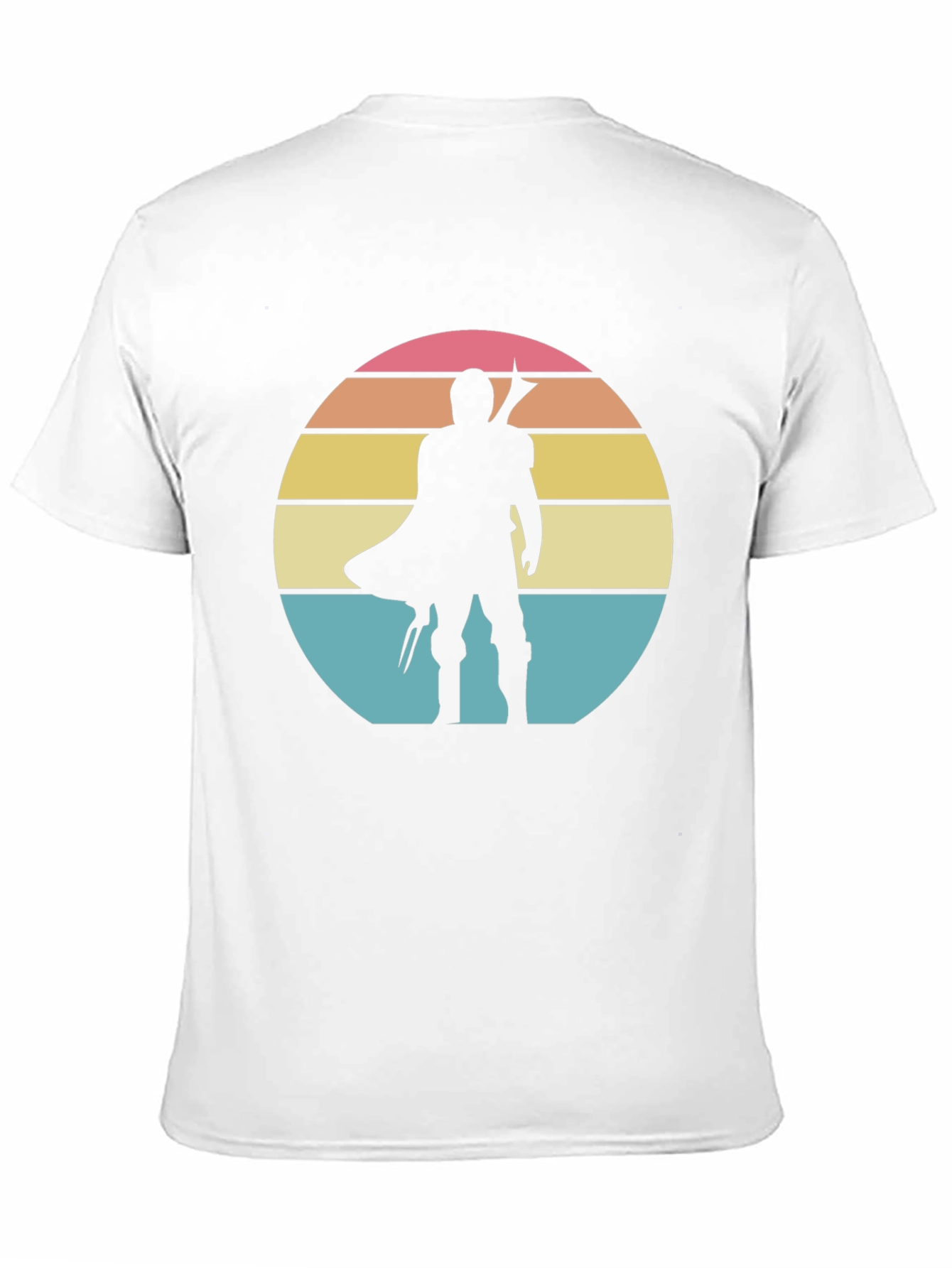 Retro Mandalorian Sunset T-Shirt - Black