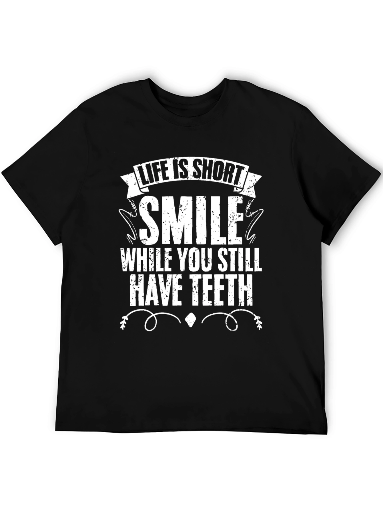Life is Short Smile Graphic Tee