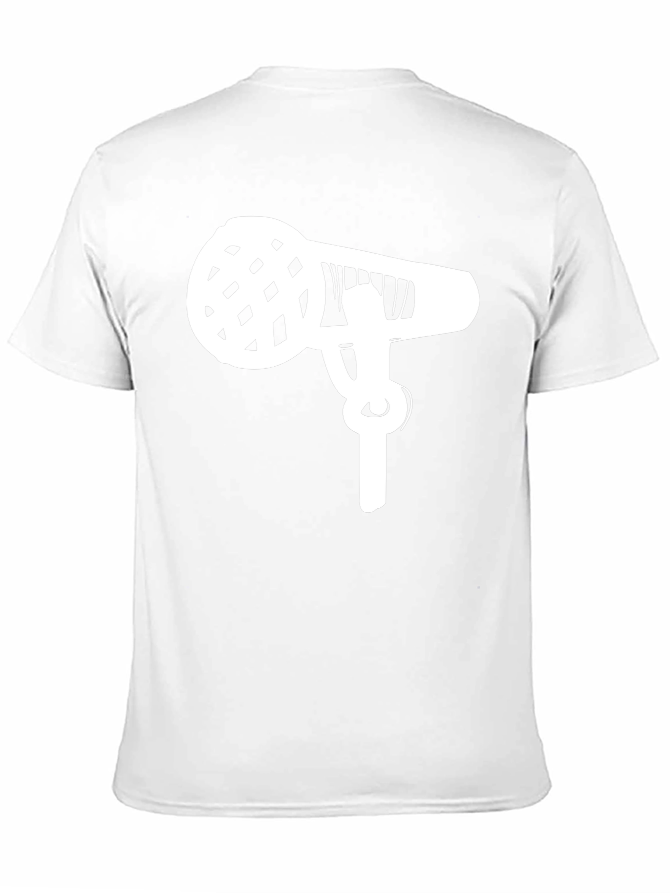Microphone Graphic Tee - Black Cotton Casual Shirt
