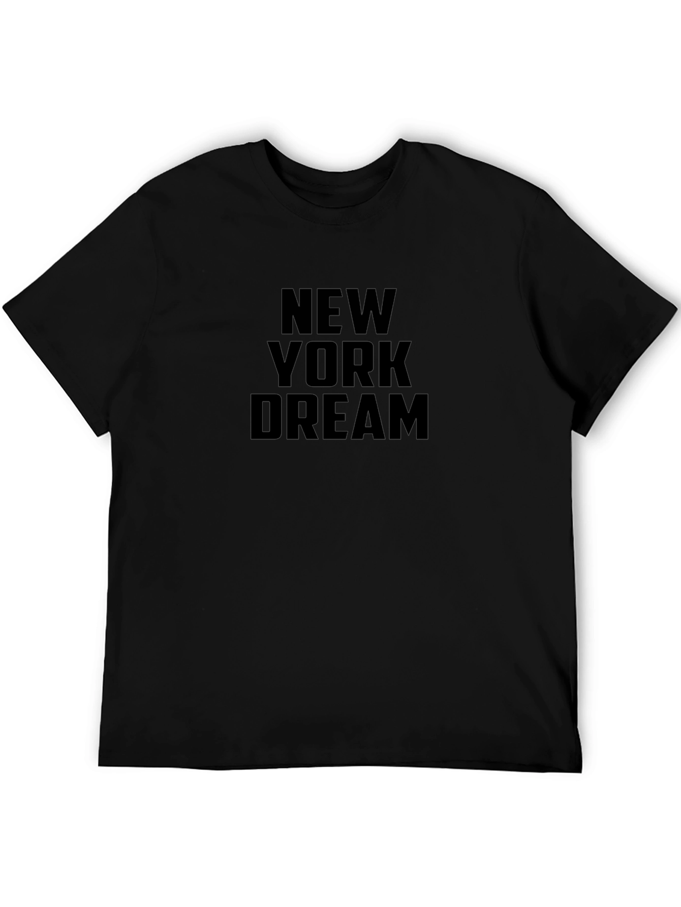 New York Dream Black Graphic Tee