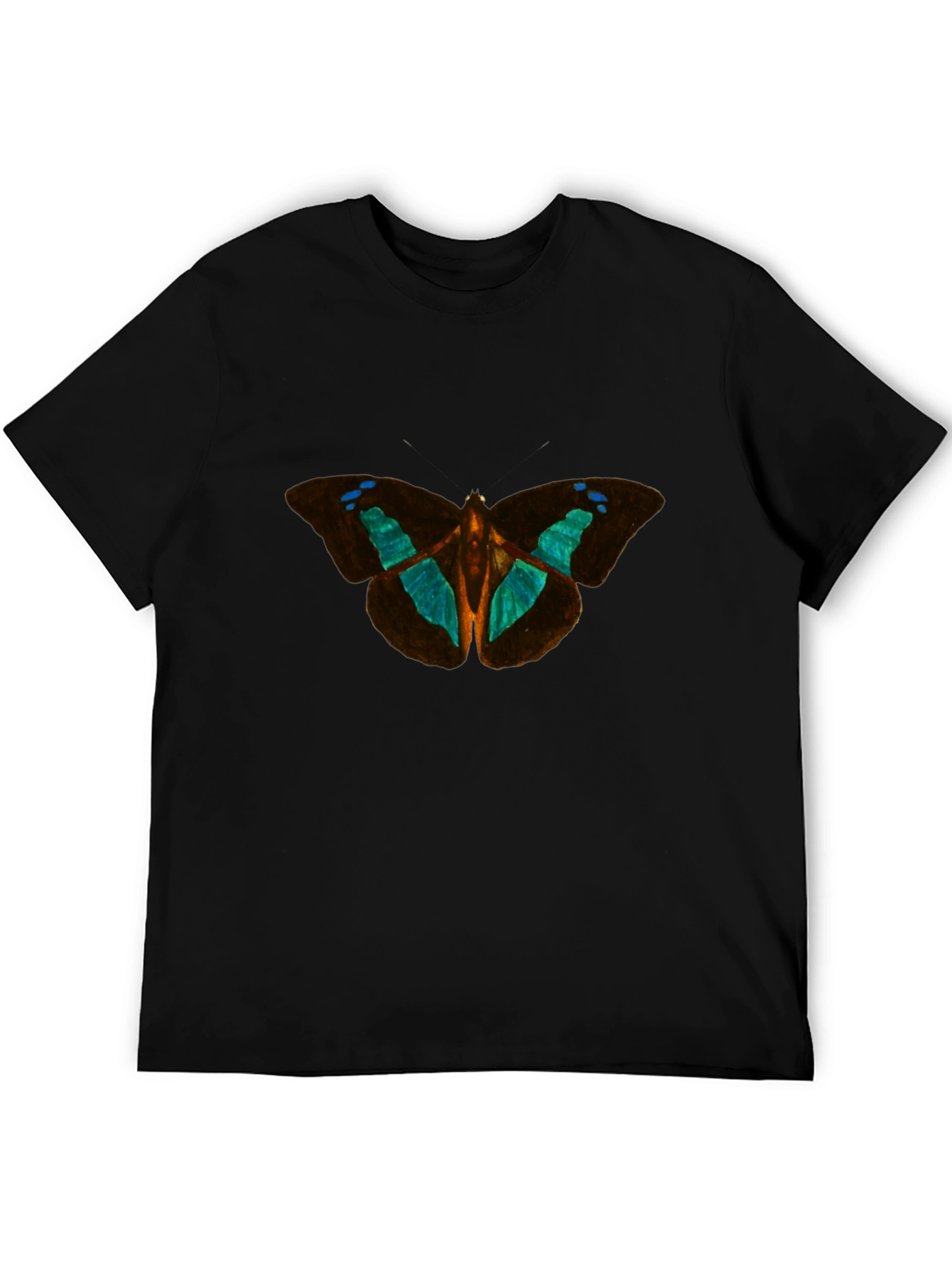 Butterfly Graphic Black T-Shirt