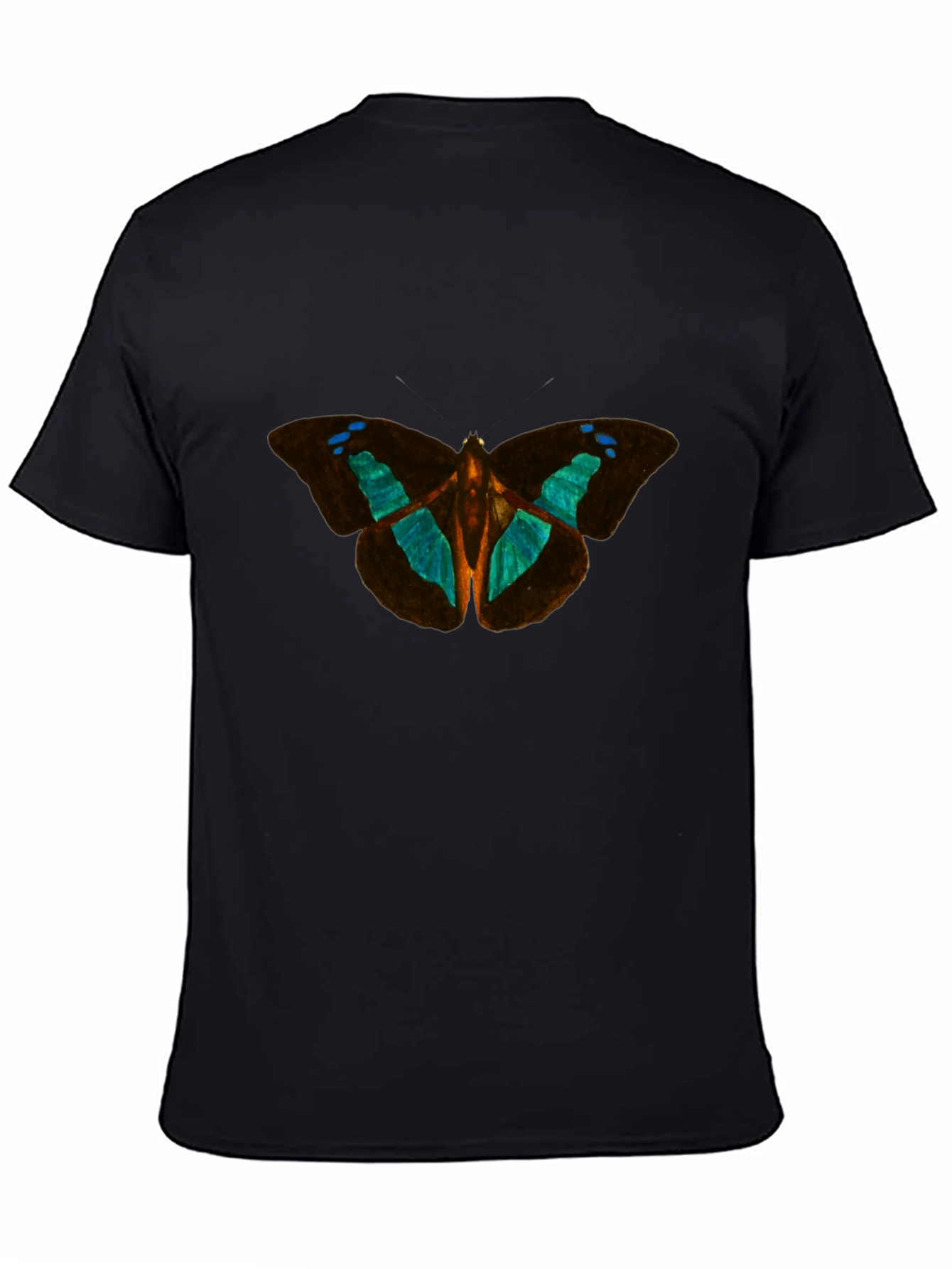 Butterfly Graphic Black T-Shirt