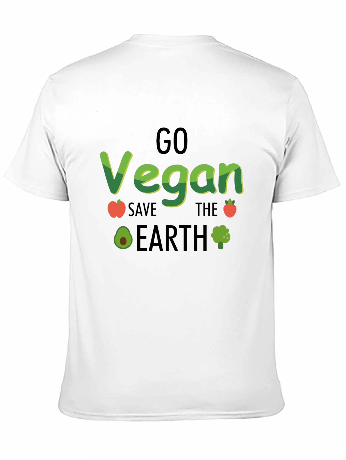 Go Vegan Save The Earth T-Shirt