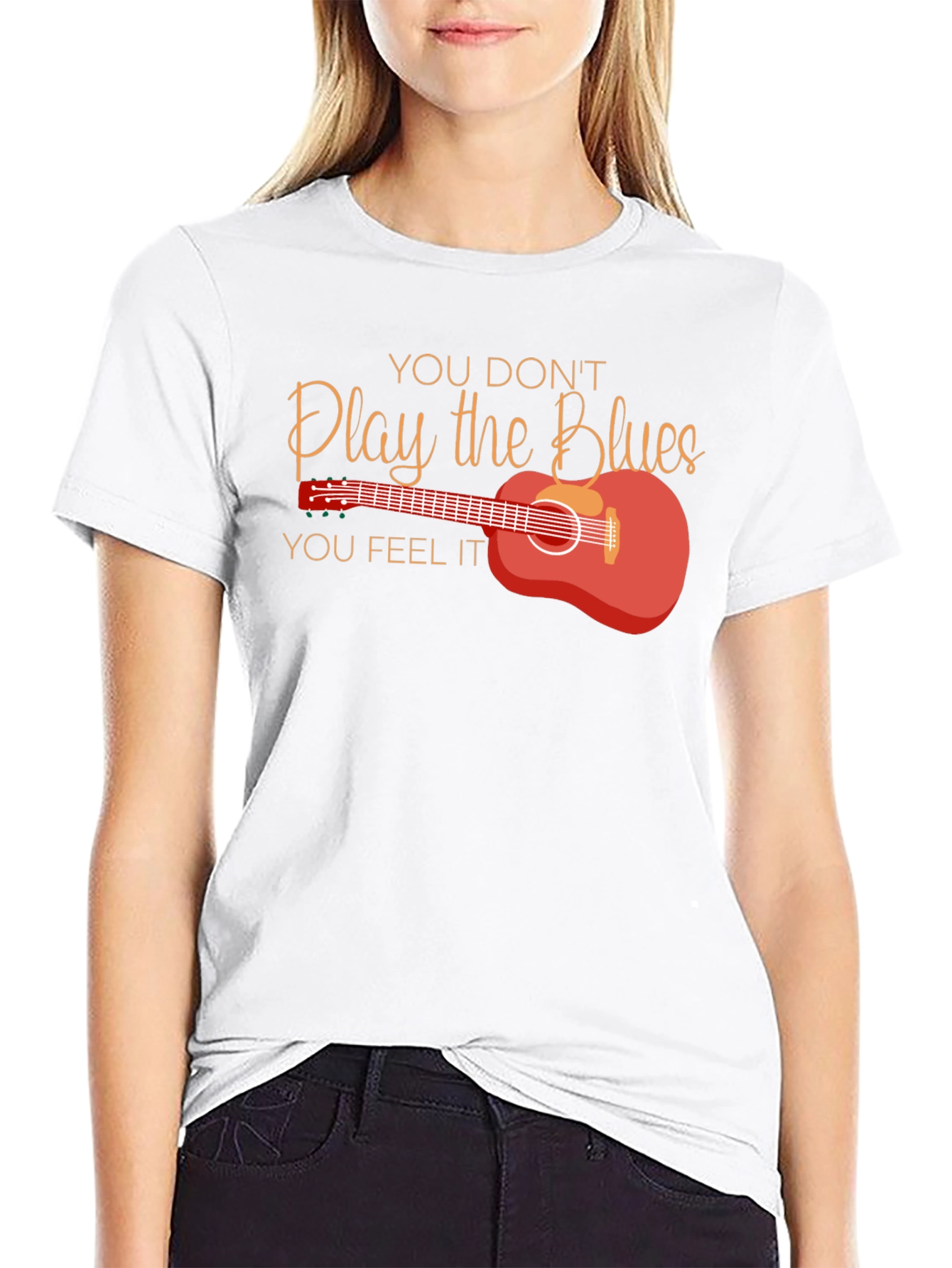 Blues Music Guitar T-Shirt