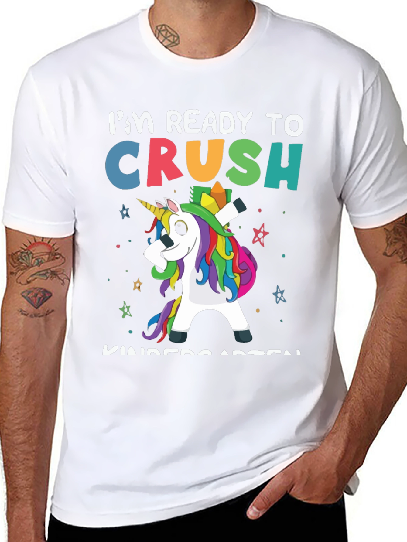Ready to Crush Kindergarten Unicorn T-Shirt