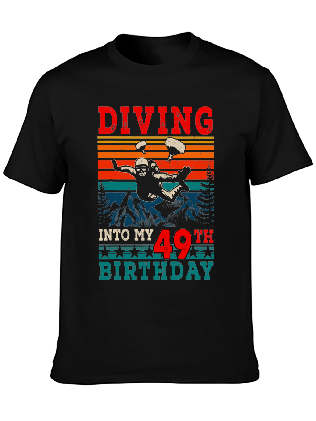 Diving Into My 49th Birthday T-Shirt
