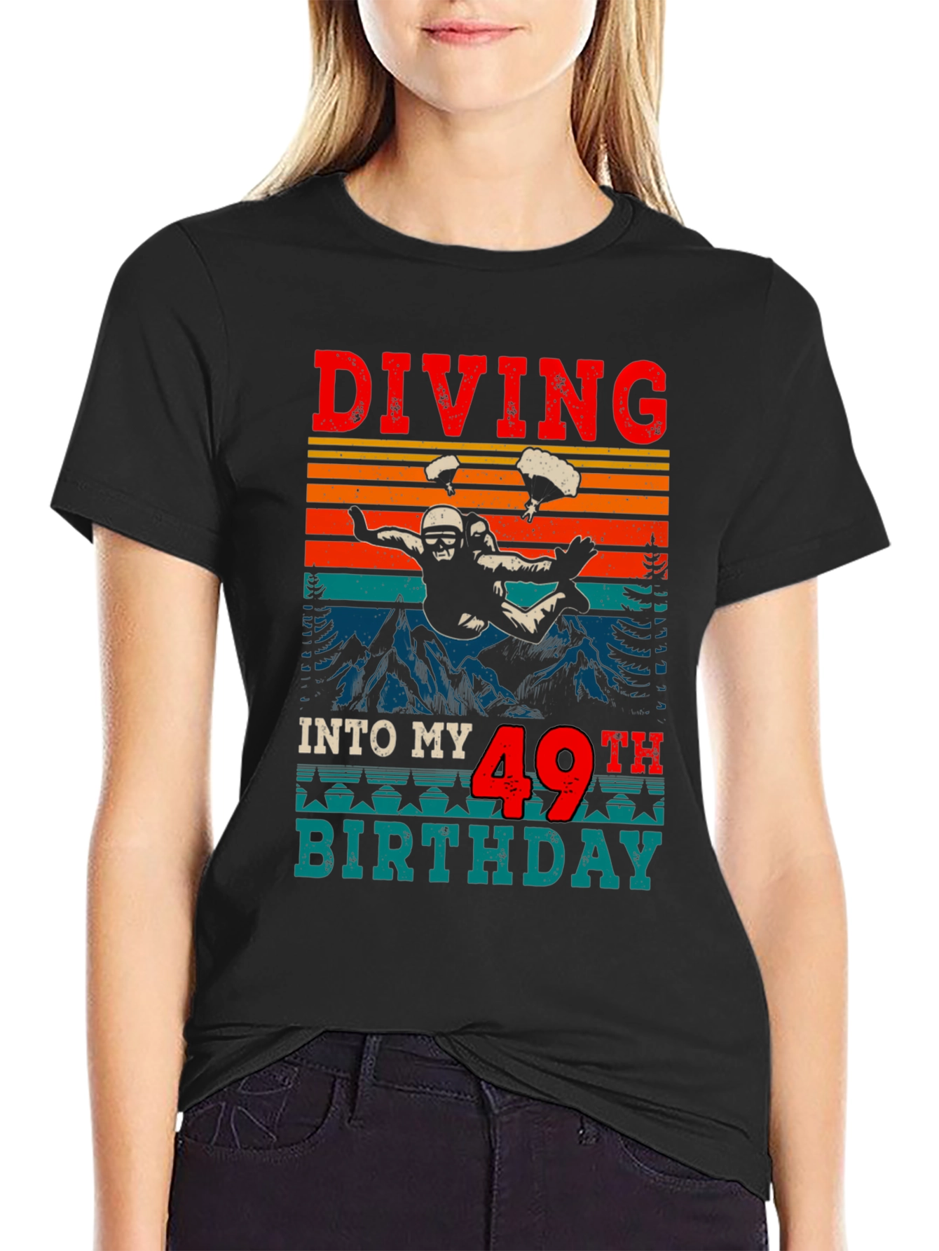 Diving Into My 49th Birthday T-Shirt