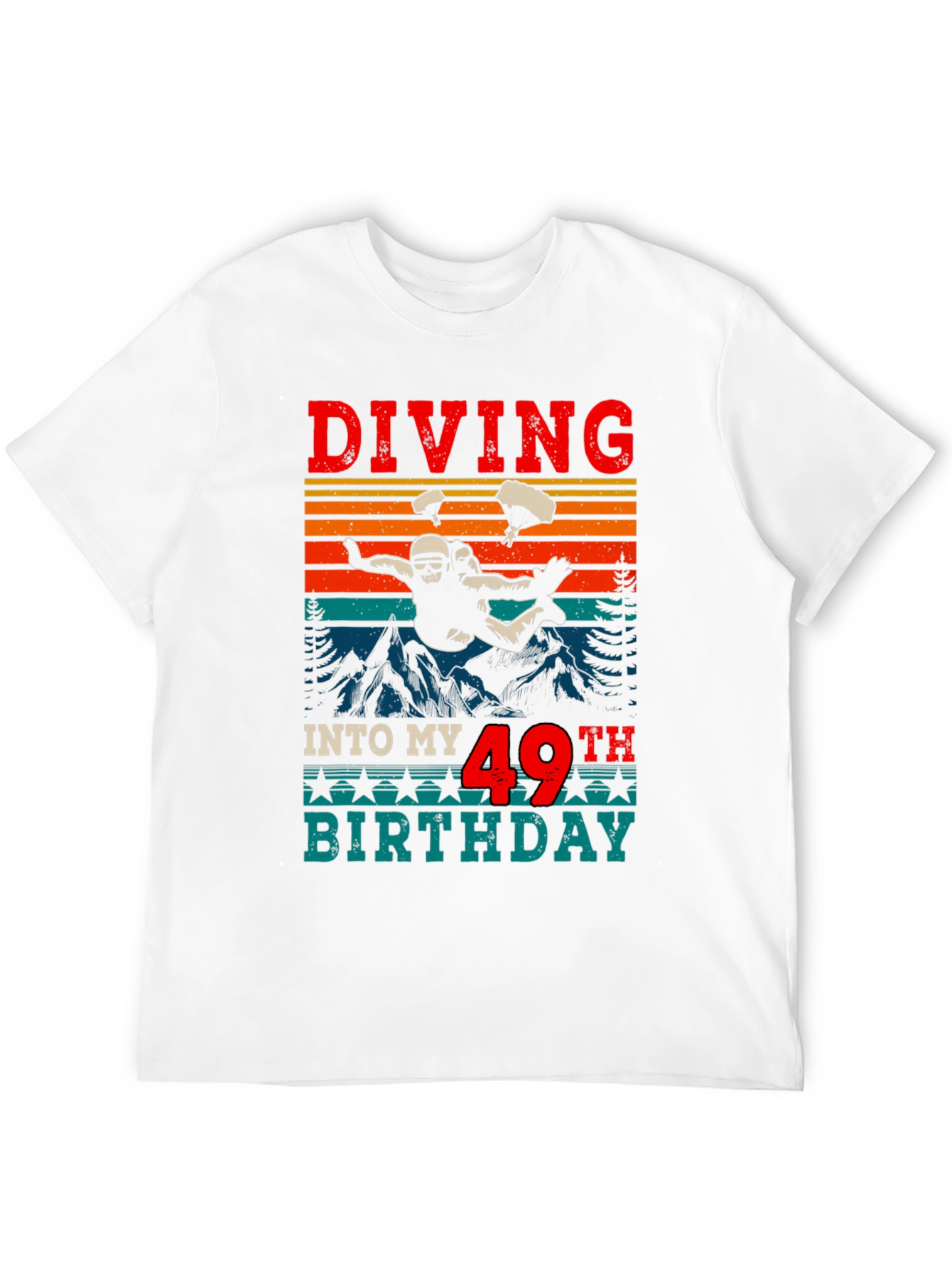 Diving Into My 49th Birthday T-Shirt