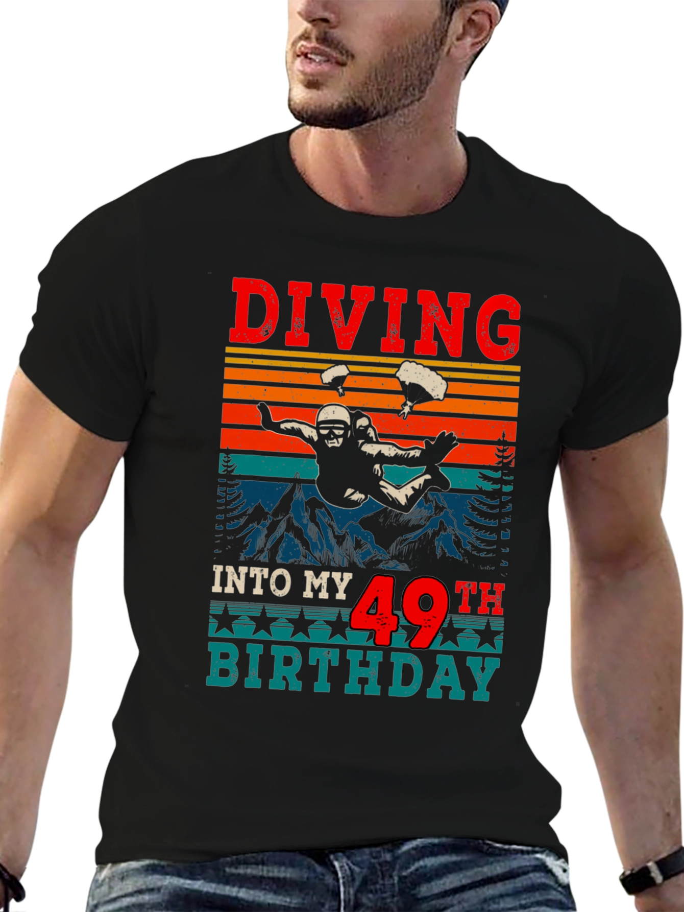 Diving Into My 49th Birthday T-Shirt