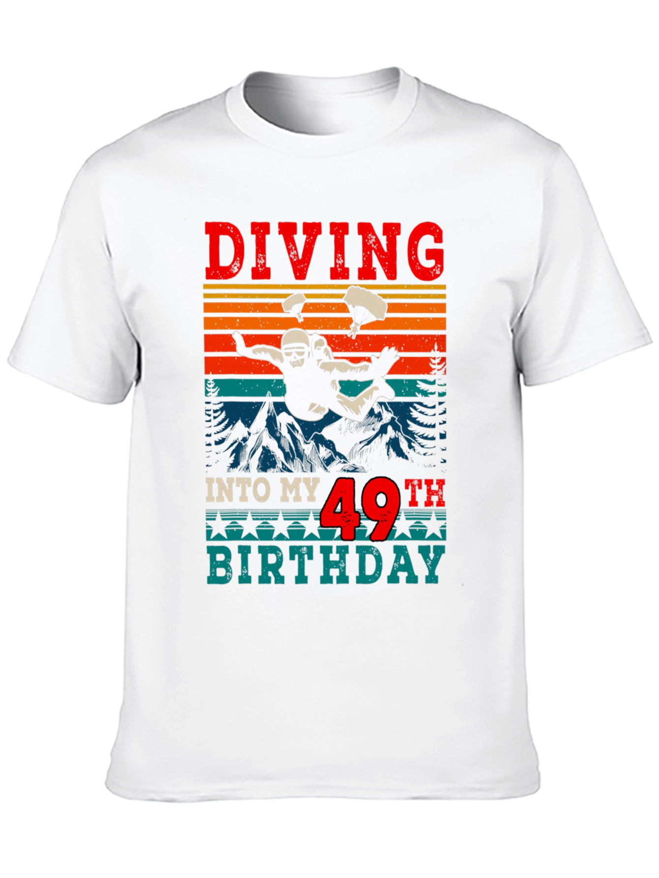 Diving Into My 49th Birthday T-Shirt