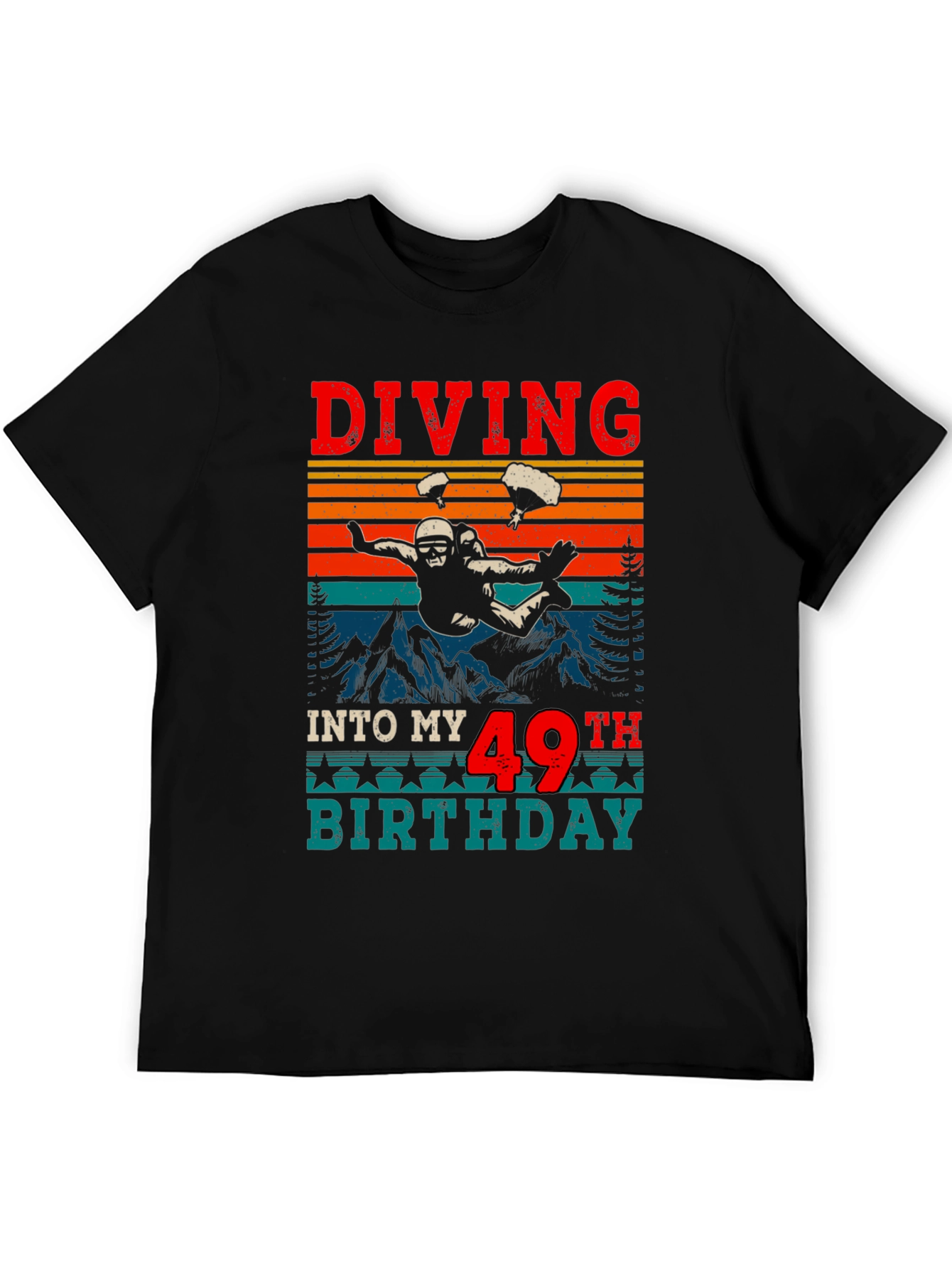 Diving Into My 49th Birthday T-Shirt