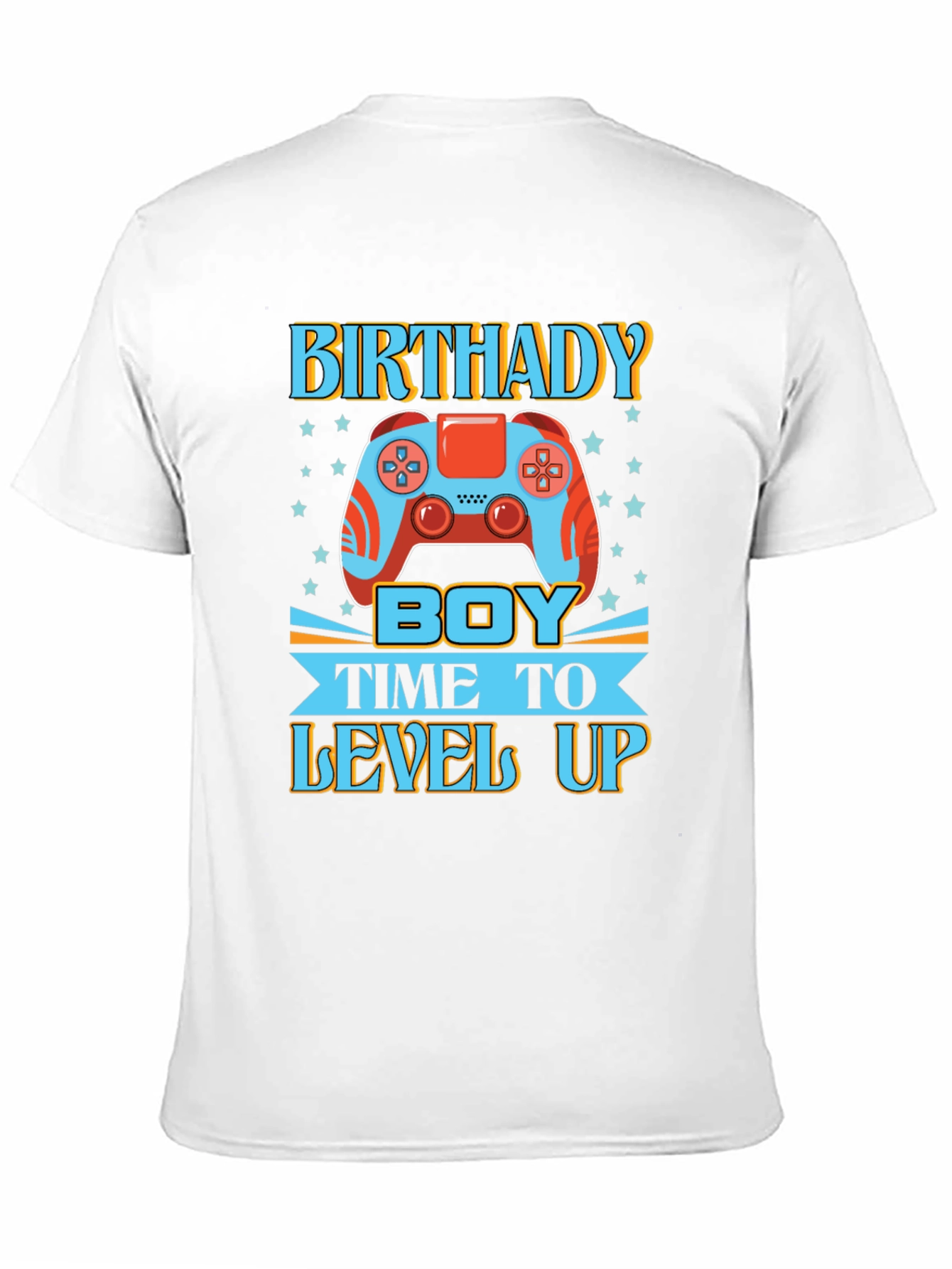 Birthday Boy Gamer T-Shirt - Level Up!