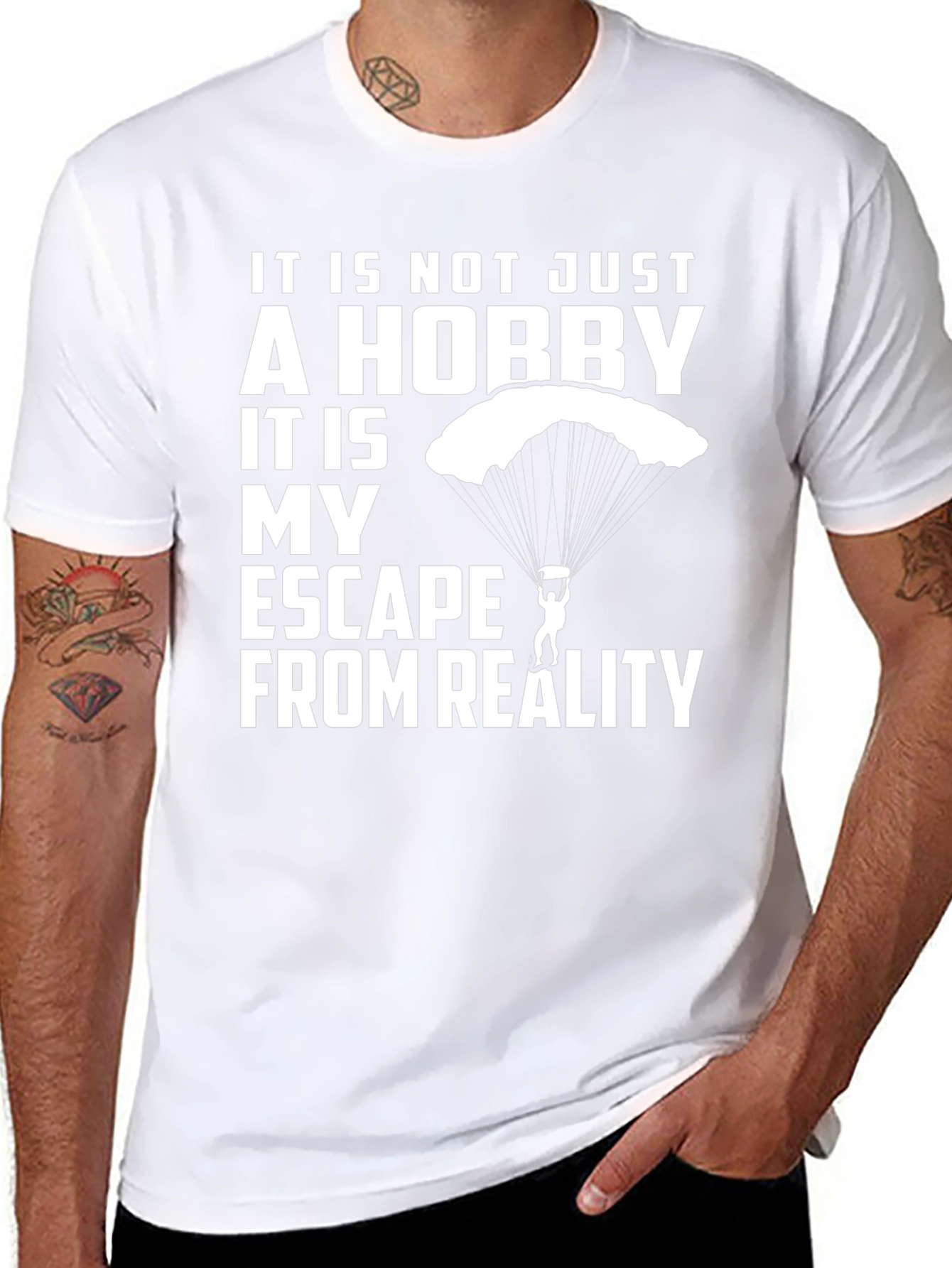Skydiving Escape T-Shirt | Hobby Jump Adrenaline
