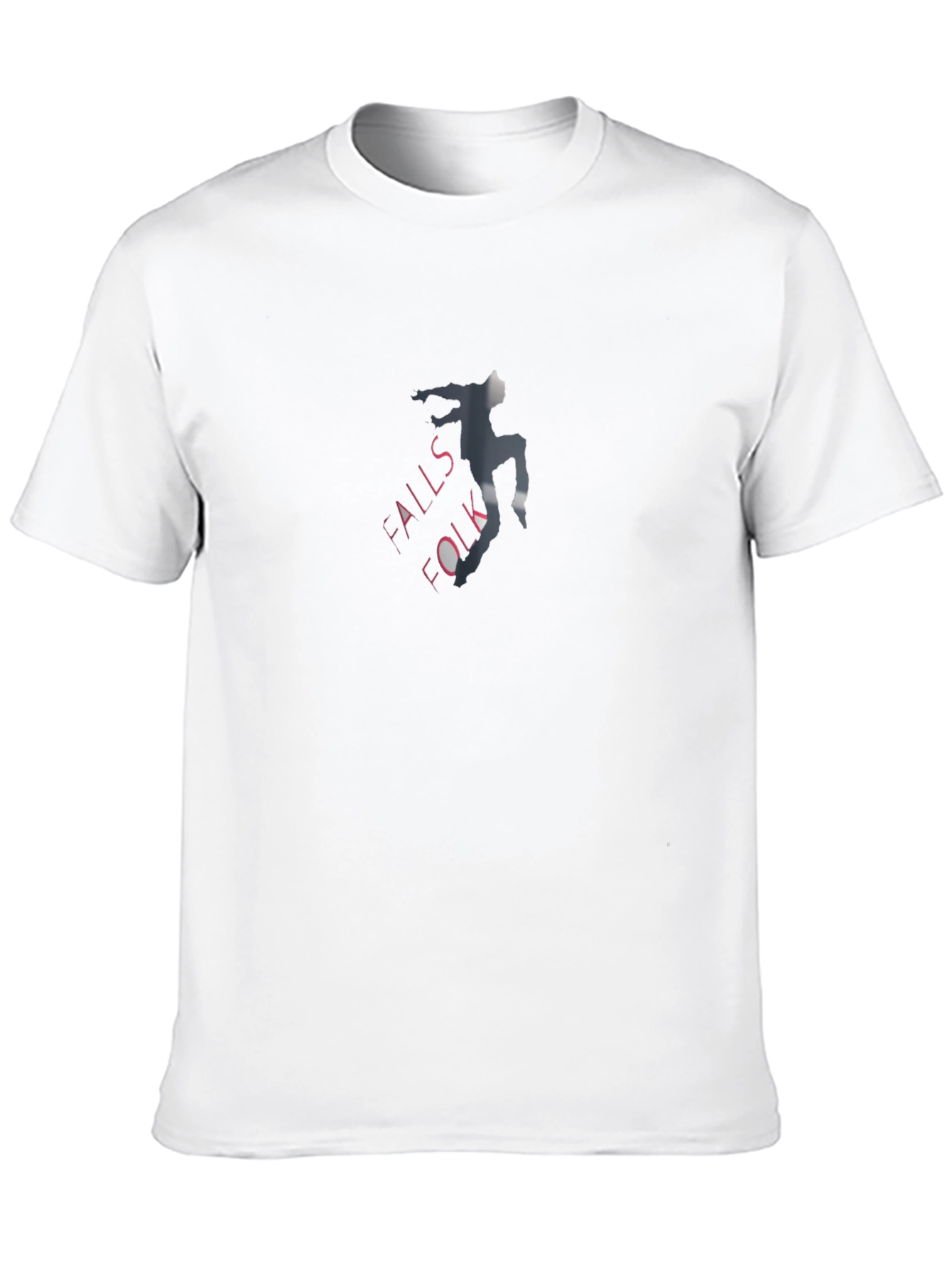 Falls Folk Graphic Black T-Shirt