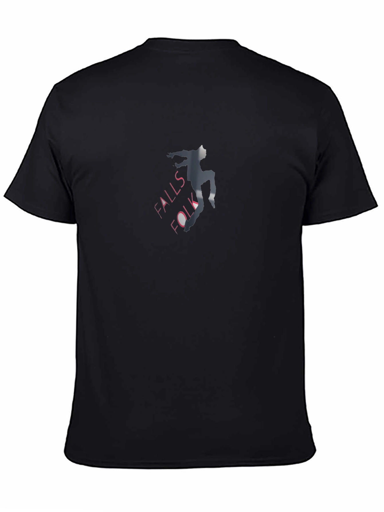 Falls Folk Graphic Black T-Shirt