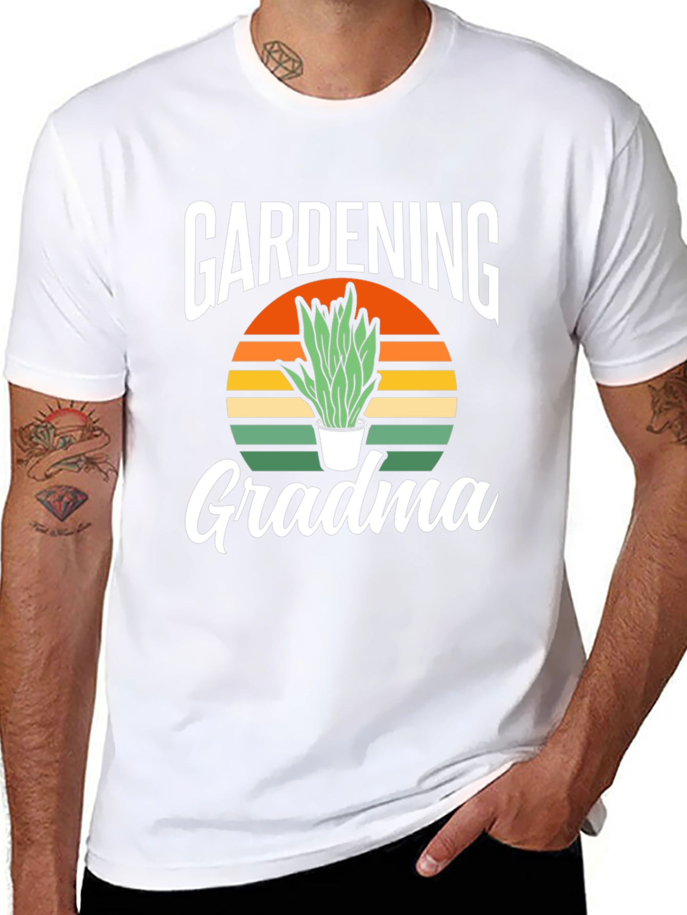 Gardening Grandma Graphic T-Shirt