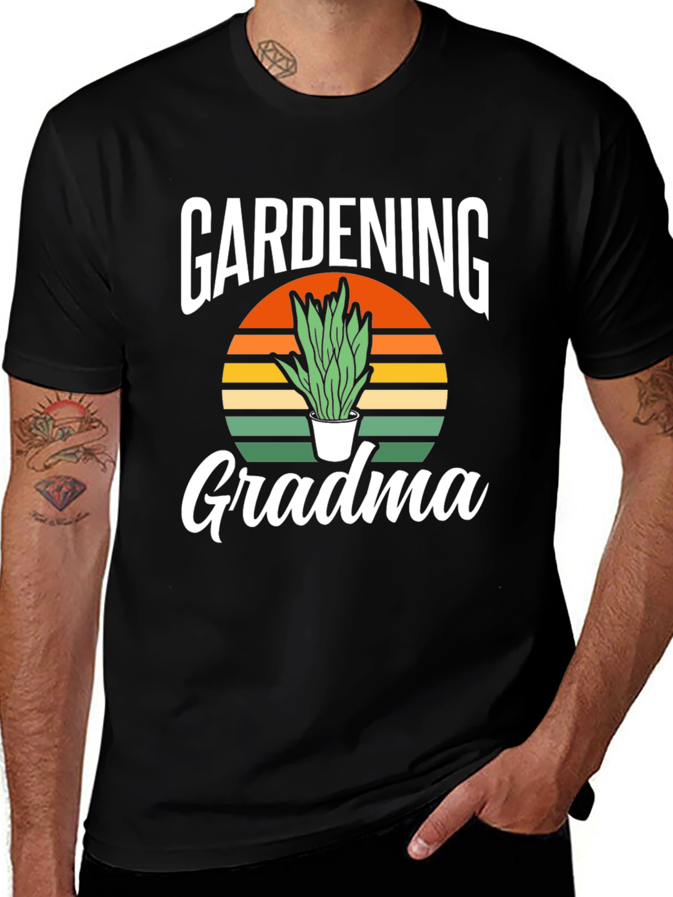 Gardening Grandma Graphic T-Shirt