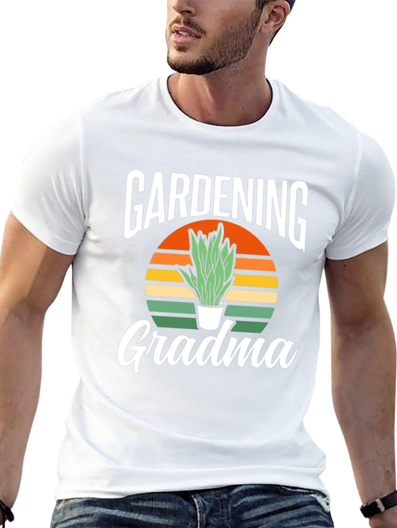 Gardening Grandma Graphic T-Shirt