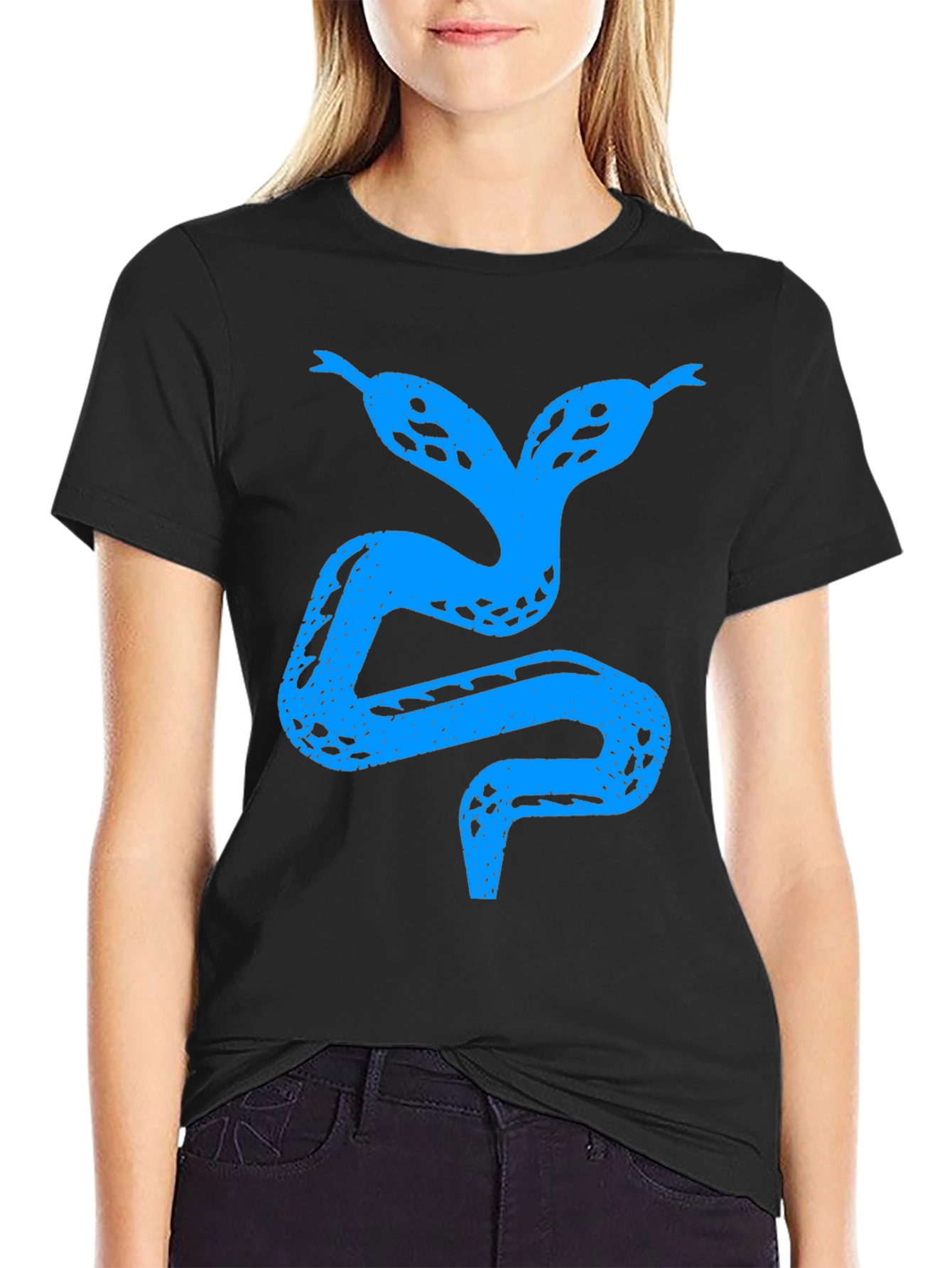 Two-Headed Snake Graphic Tee