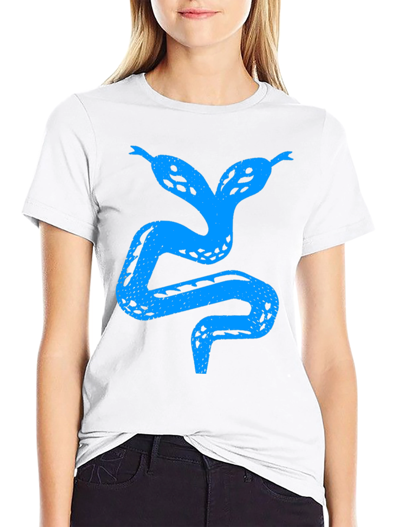 Two-Headed Snake Graphic Tee