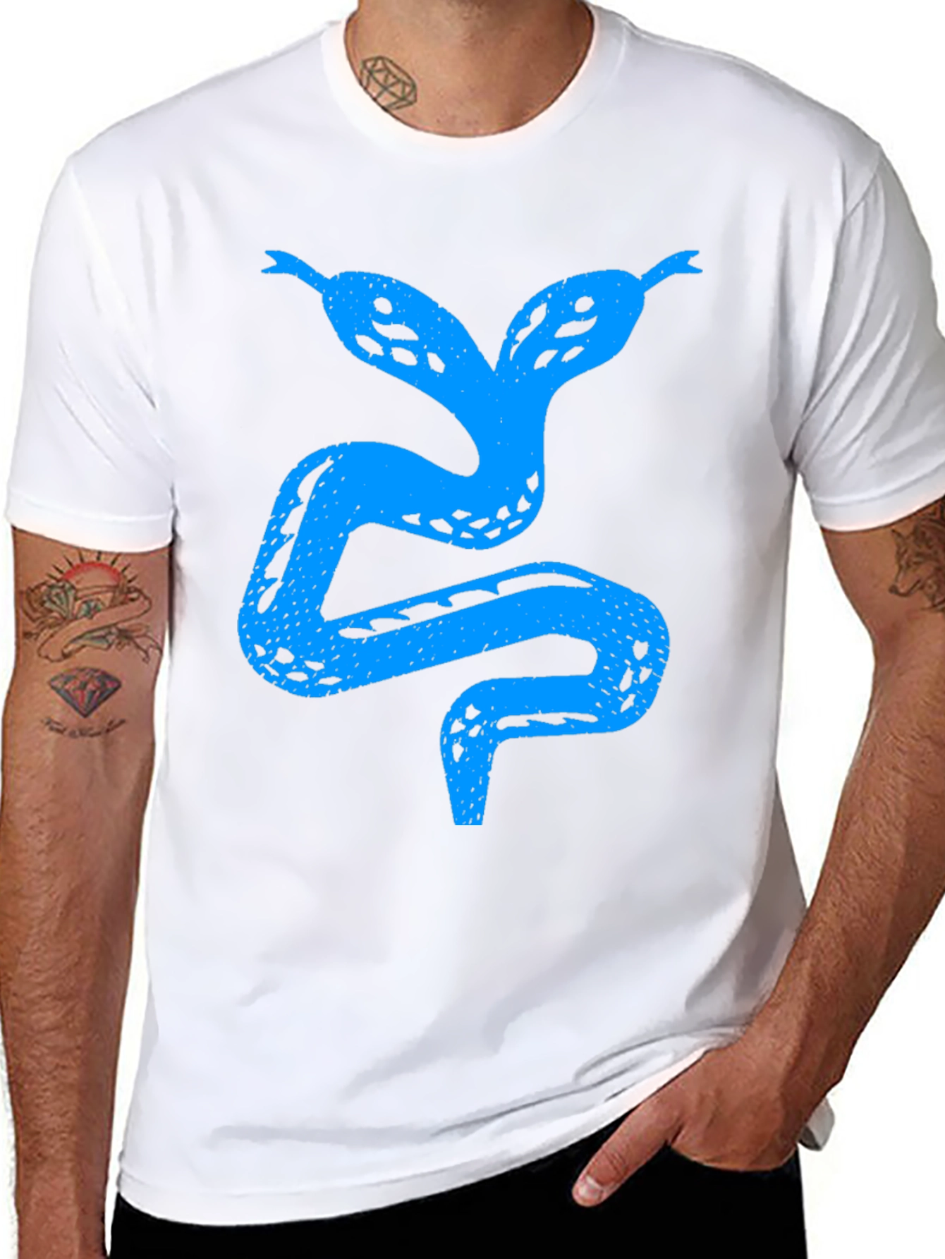 Two-Headed Snake Graphic Tee