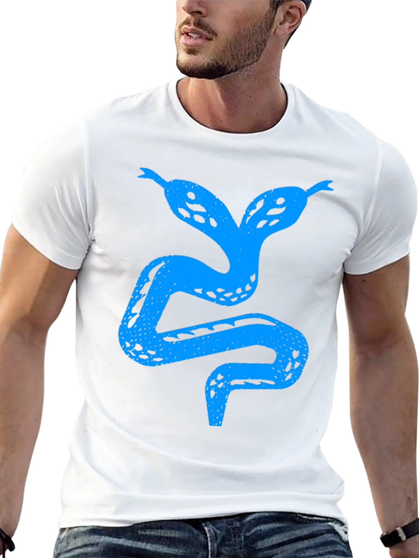 Two-Headed Snake Graphic Tee