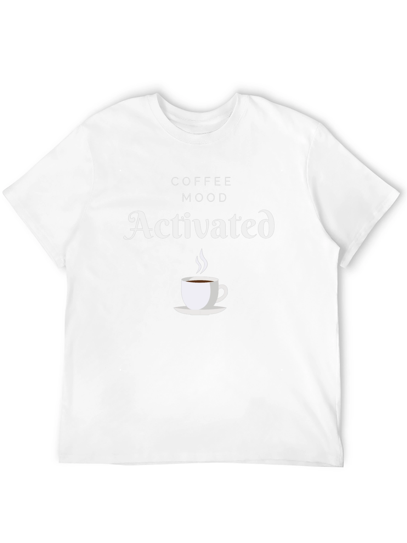 Coffee Mood Activated Black T-Shirt