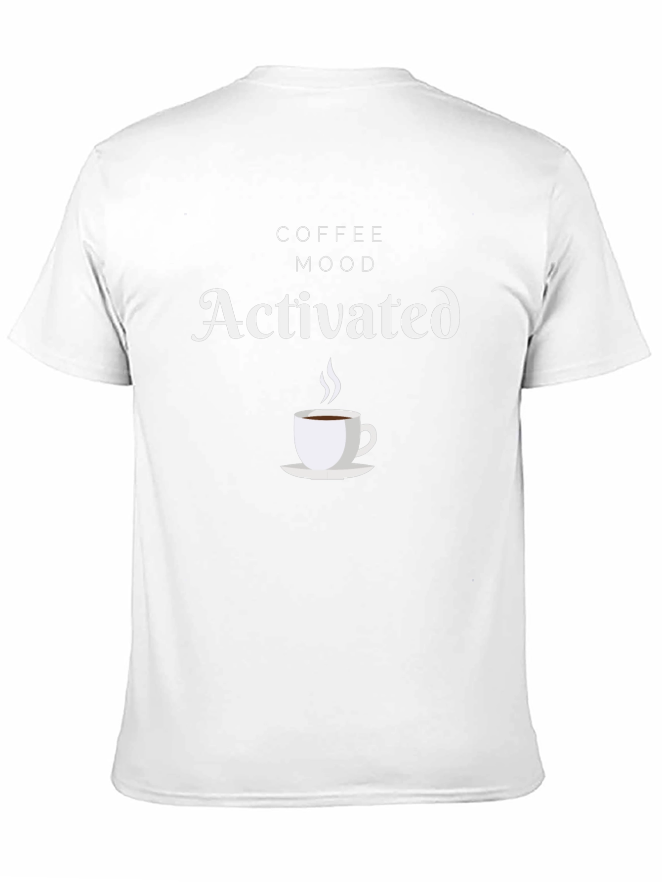 Coffee Mood Activated Black T-Shirt