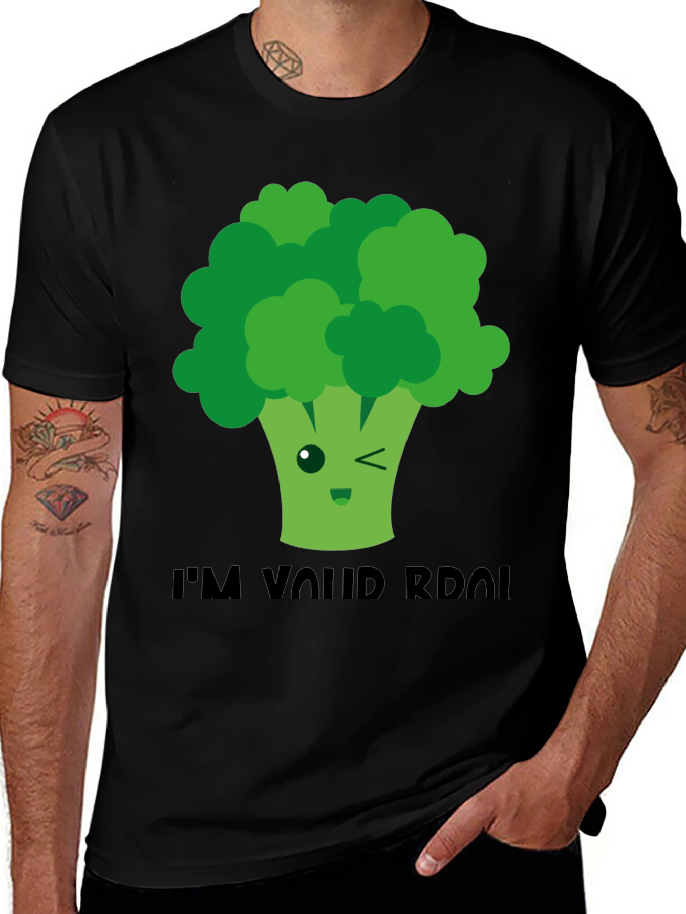 Funny Broccoli T-Shirt - Im Valid RDO!