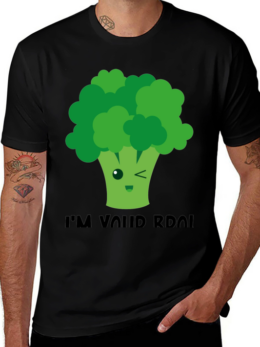Funny Broccoli T-Shirt - Im Valid RDO!