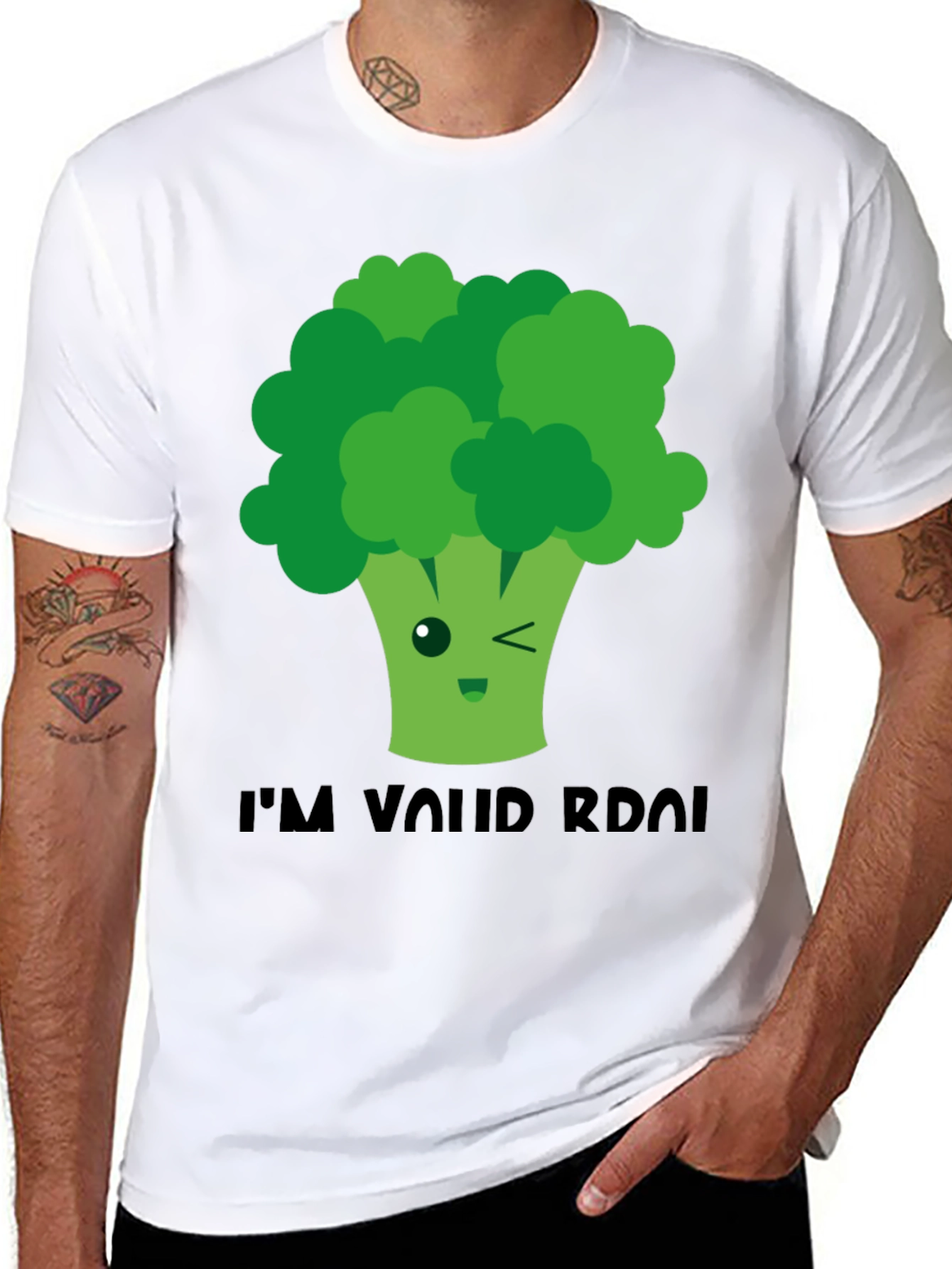 Funny Broccoli T-Shirt - Im Valid RDO!