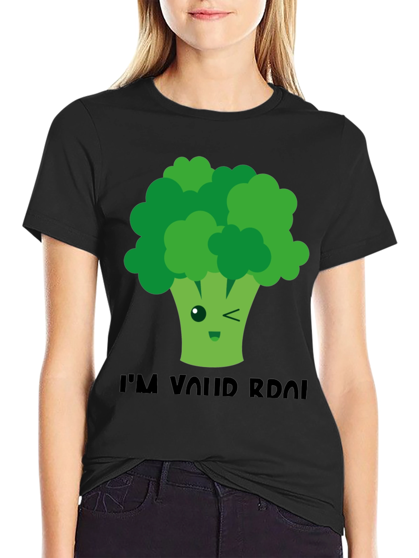 Funny Broccoli T-Shirt - Im Valid RDO!