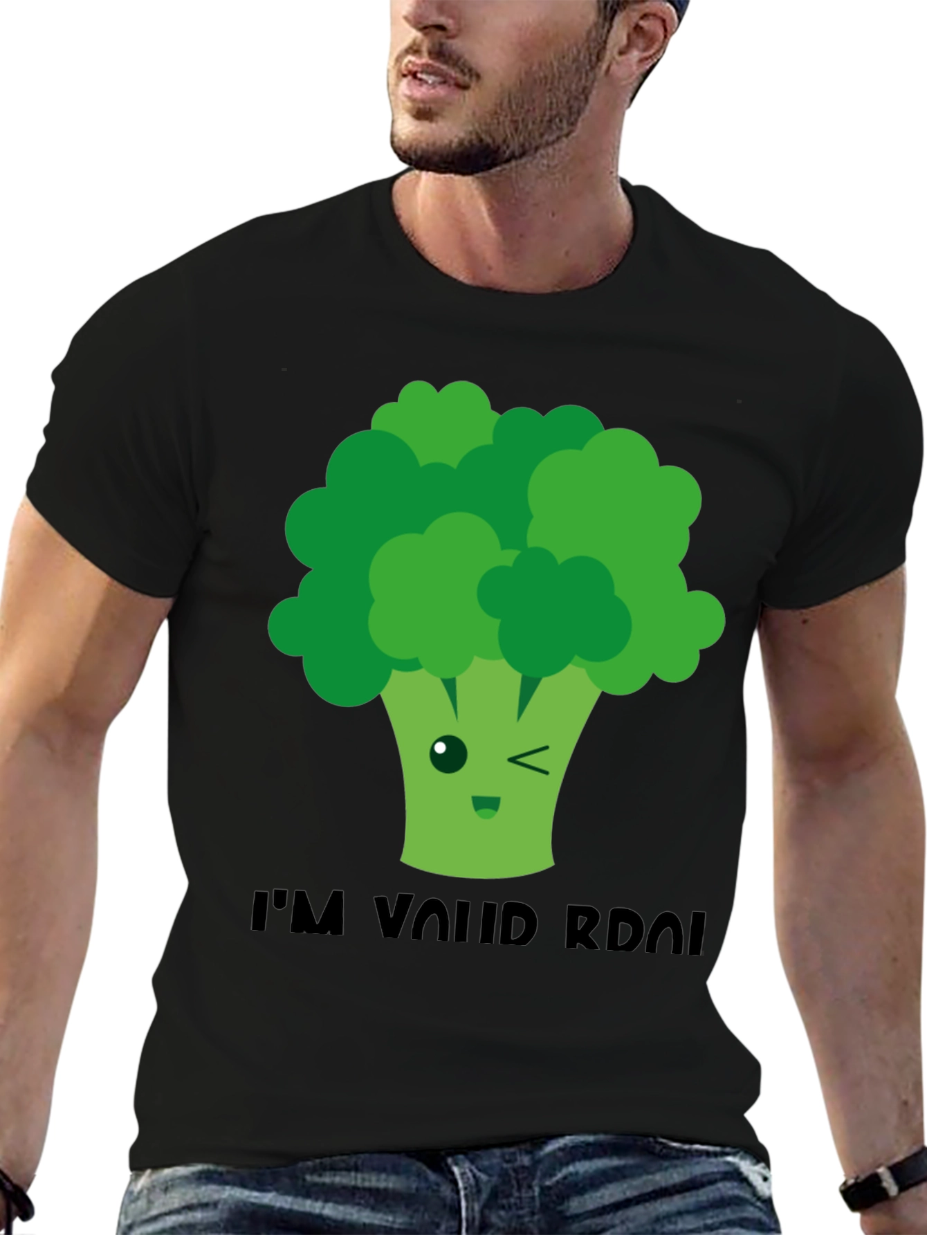 Funny Broccoli T-Shirt - Im Valid RDO!