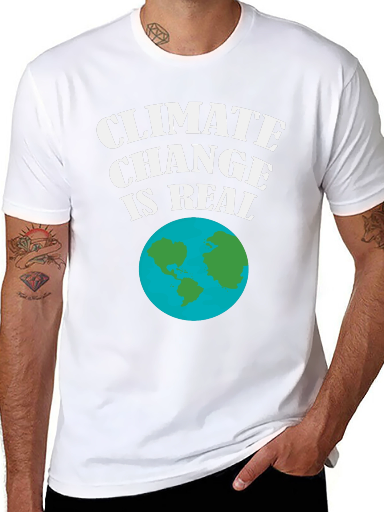 Climate Change is Real T-Shirt - Earth Day Activism