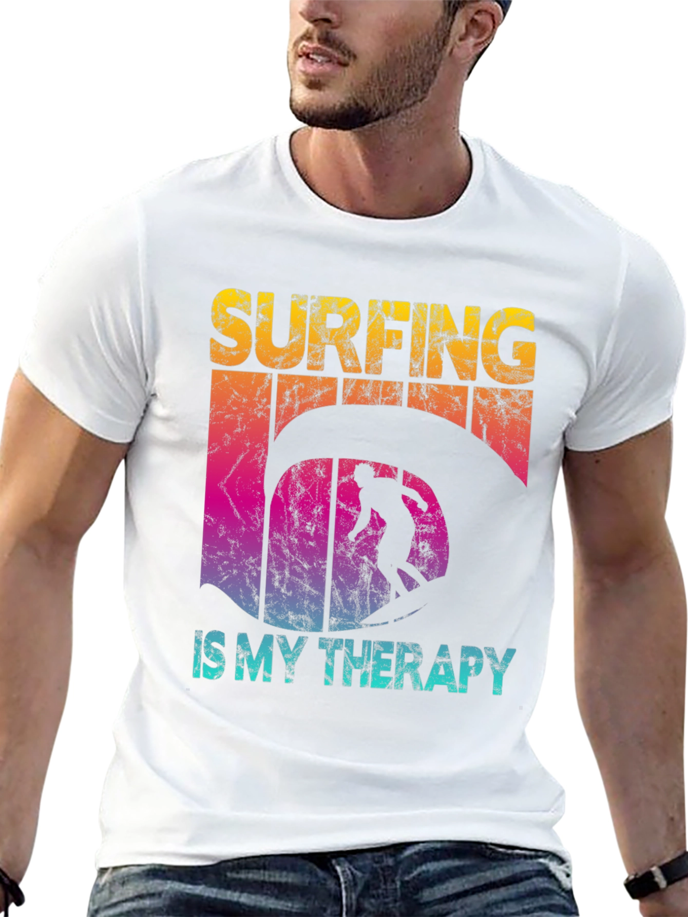 Surfing Therapy Graphic Tee