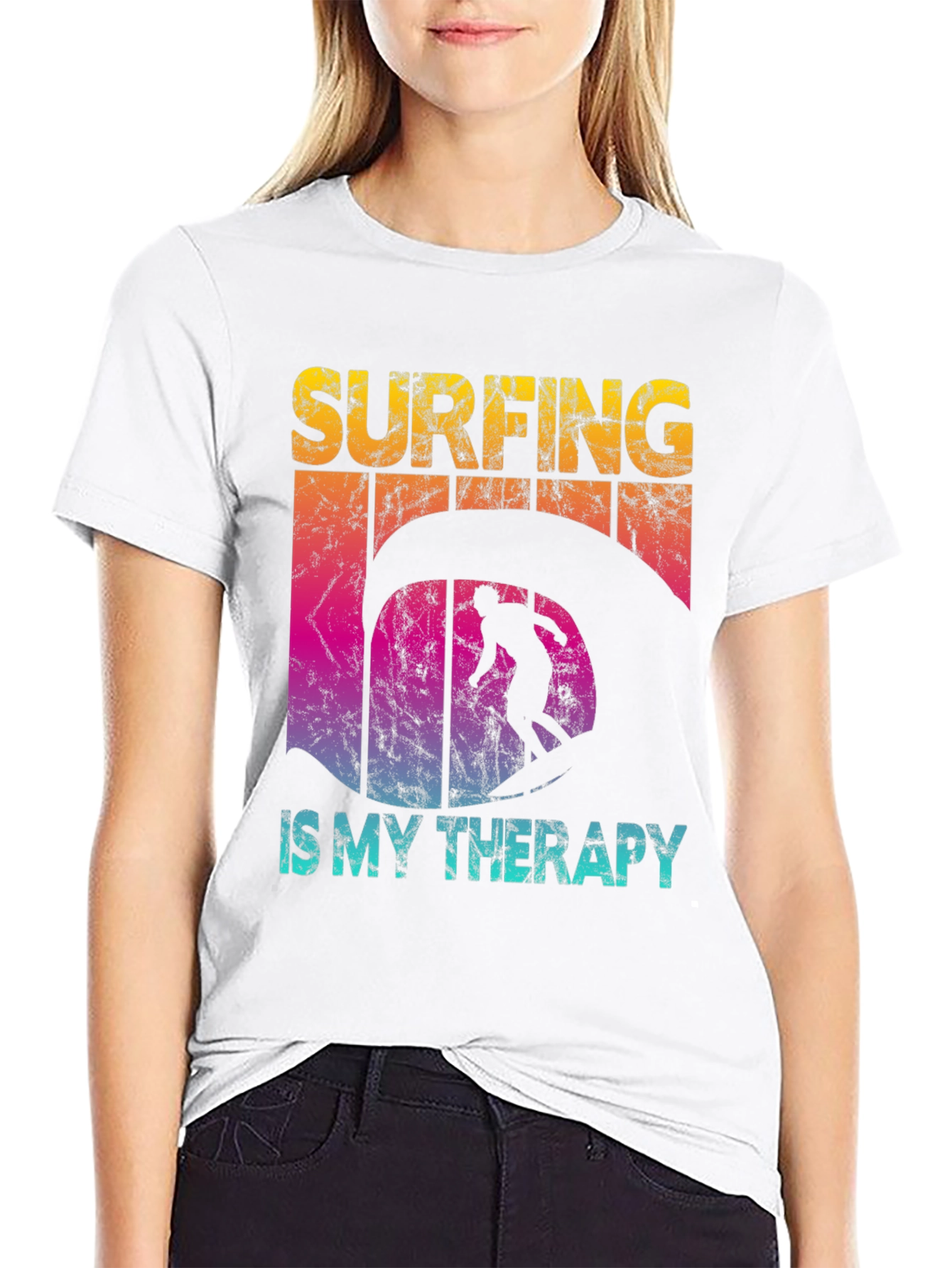 Surfing Therapy Graphic Tee