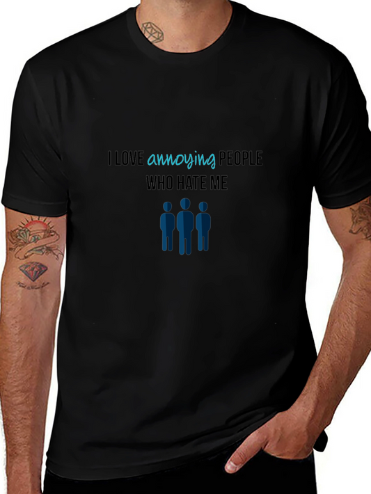 Annoying People Graphic Tee - Black