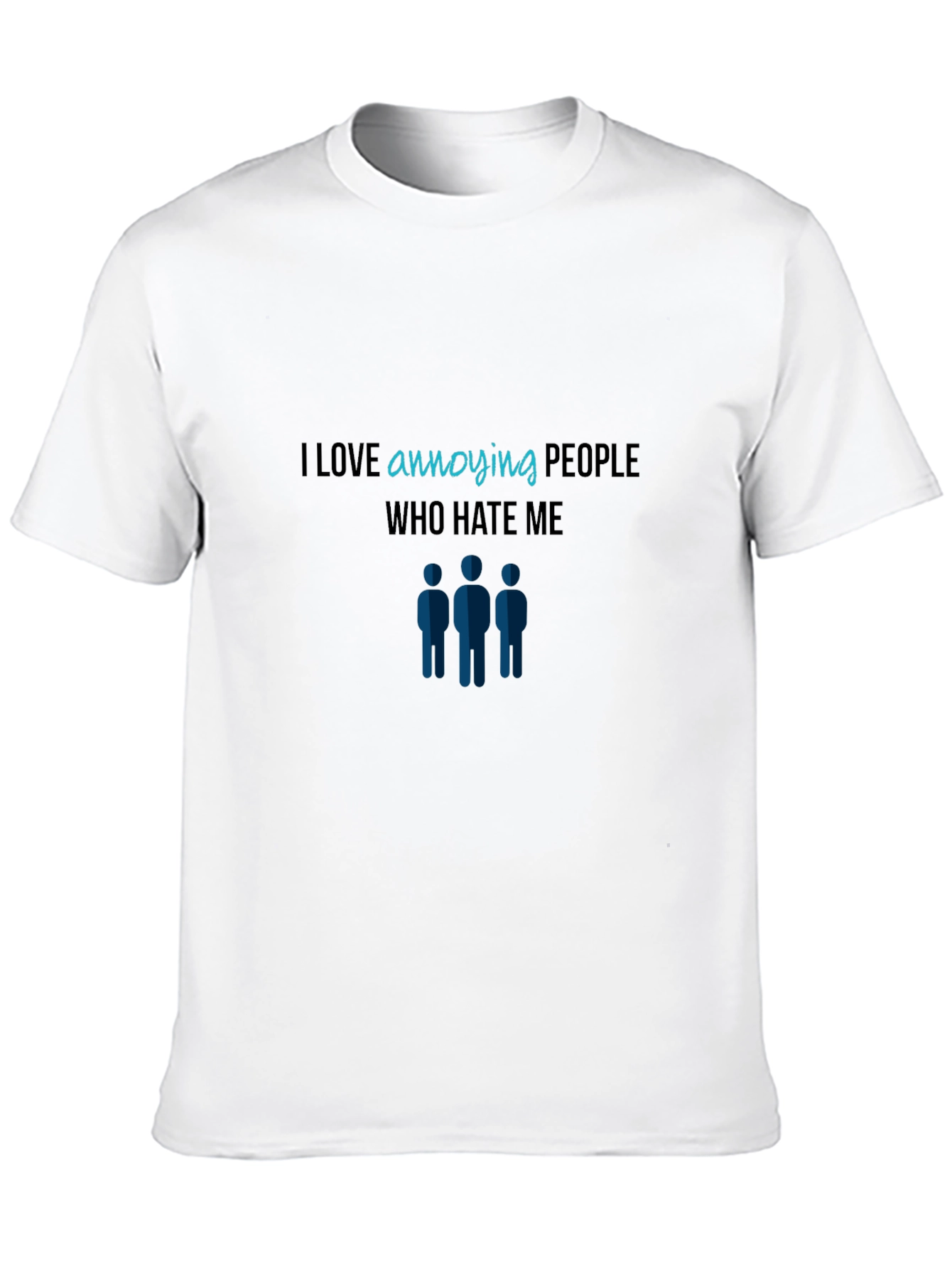 Annoying People Graphic Tee - Black