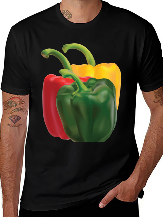 Pepper Trio T-Shirt - Bold Colors Comfortable Fit