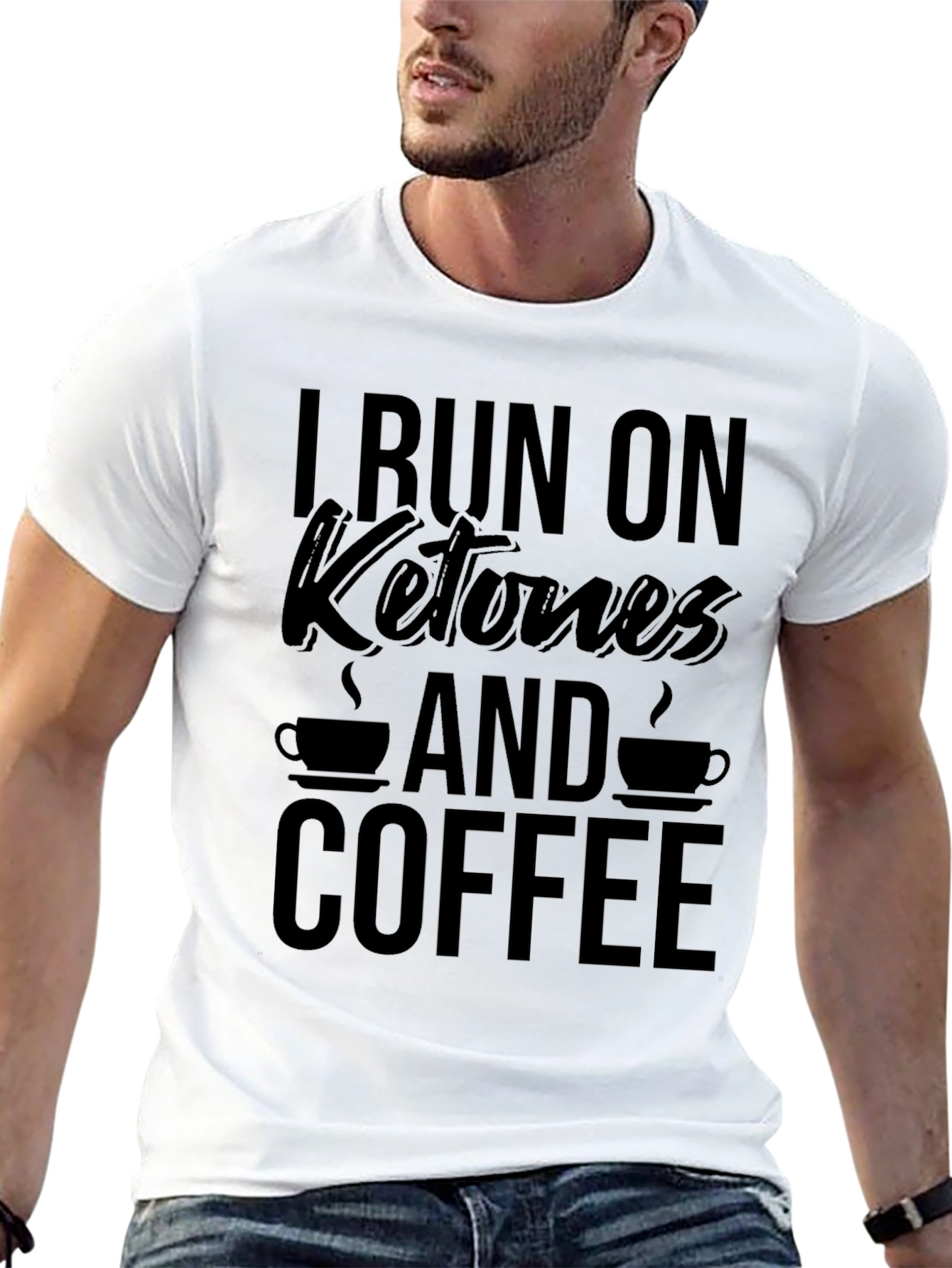 I Run on Ketones and Coffee Graphic Tee