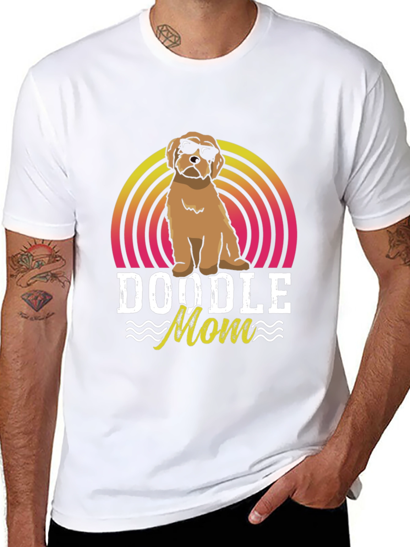 Doodle Mom Graphic Tee - Dog Lover T-Shirt