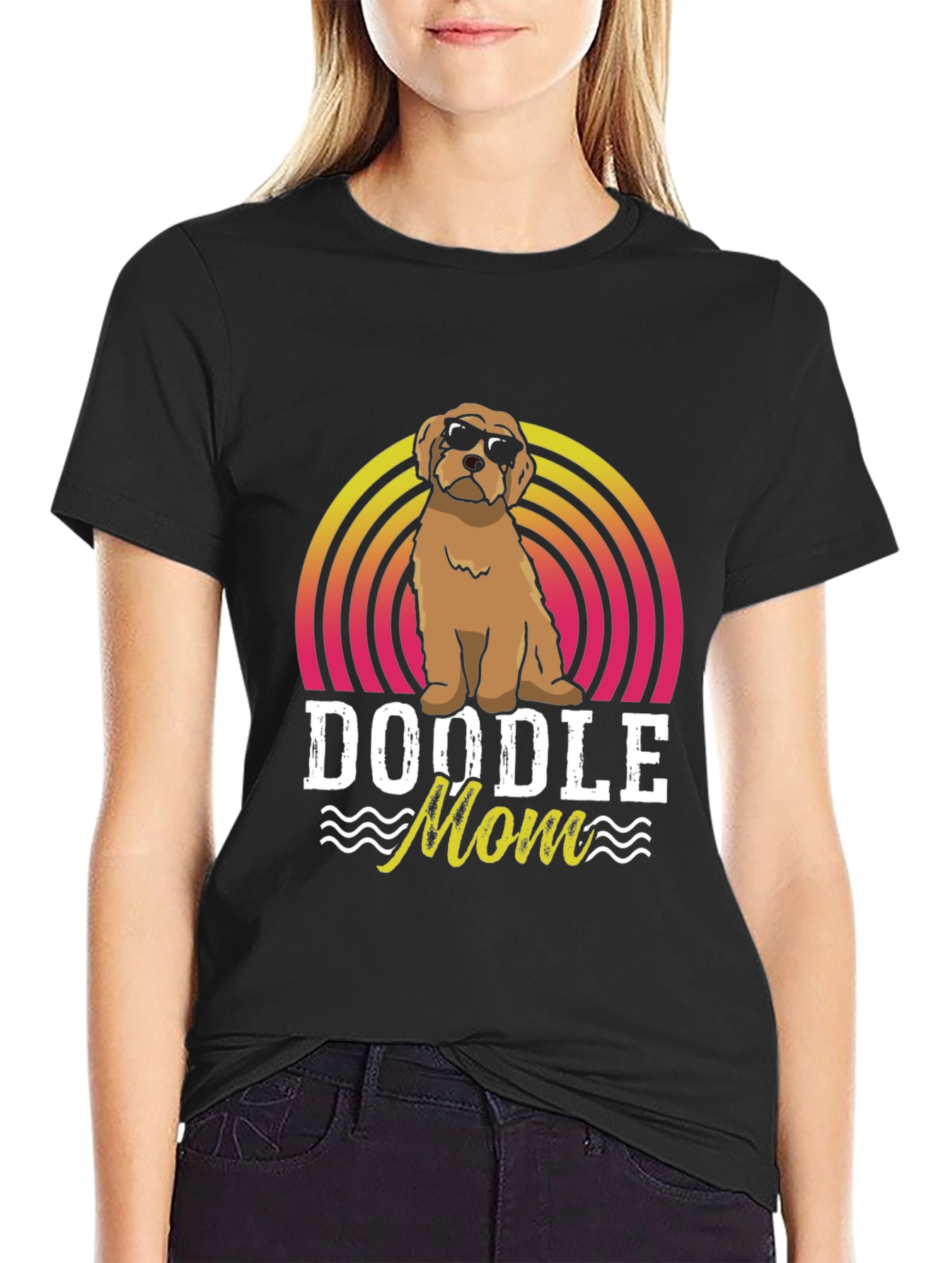 Doodle Mom Graphic Tee - Dog Lover T-Shirt
