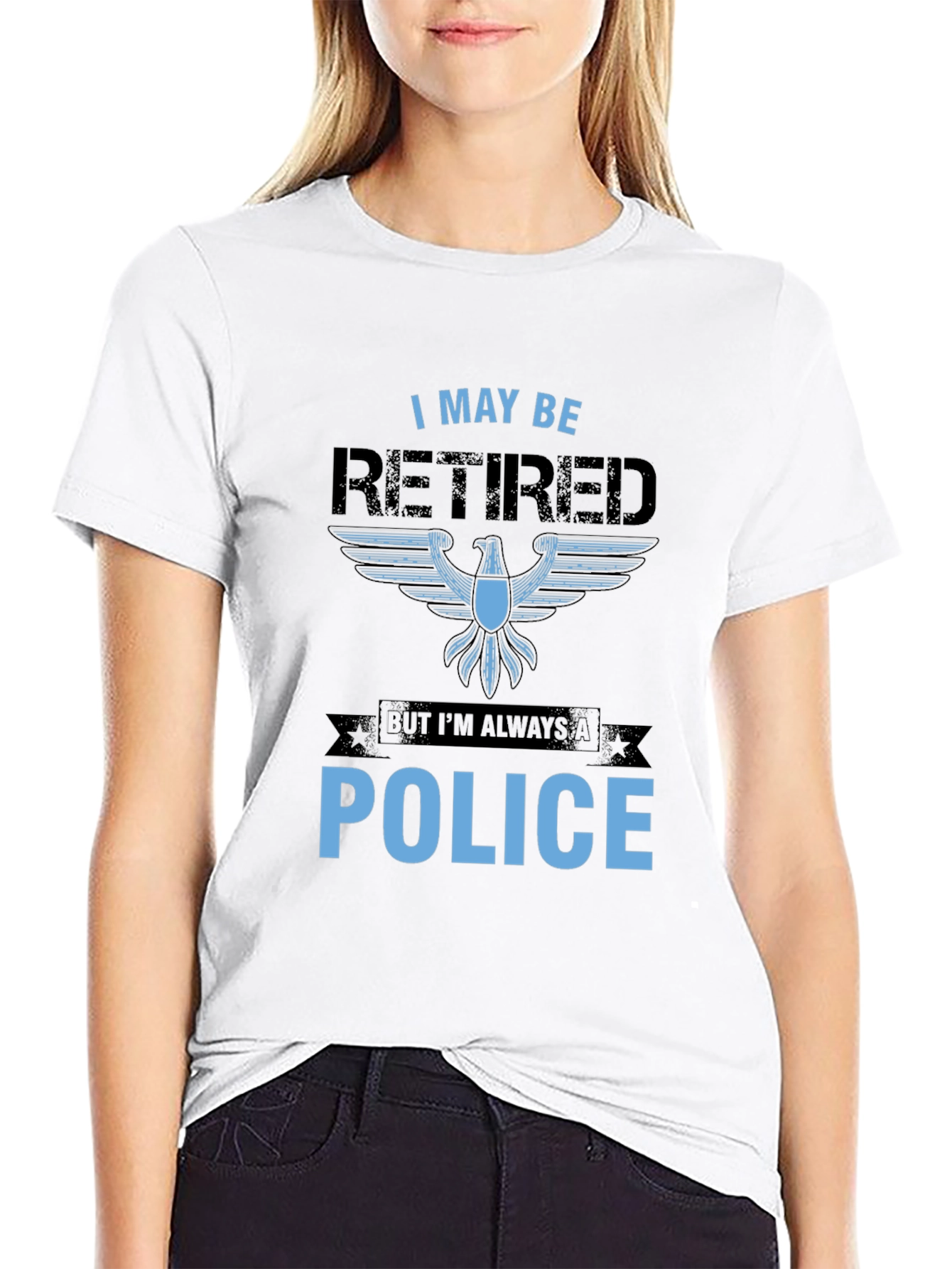 Retired Police T-Shirt - Always a Police Officer