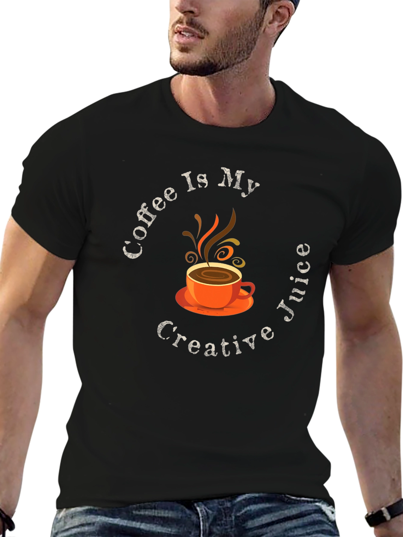 Coffee is My Creative Juice Graphic Tee