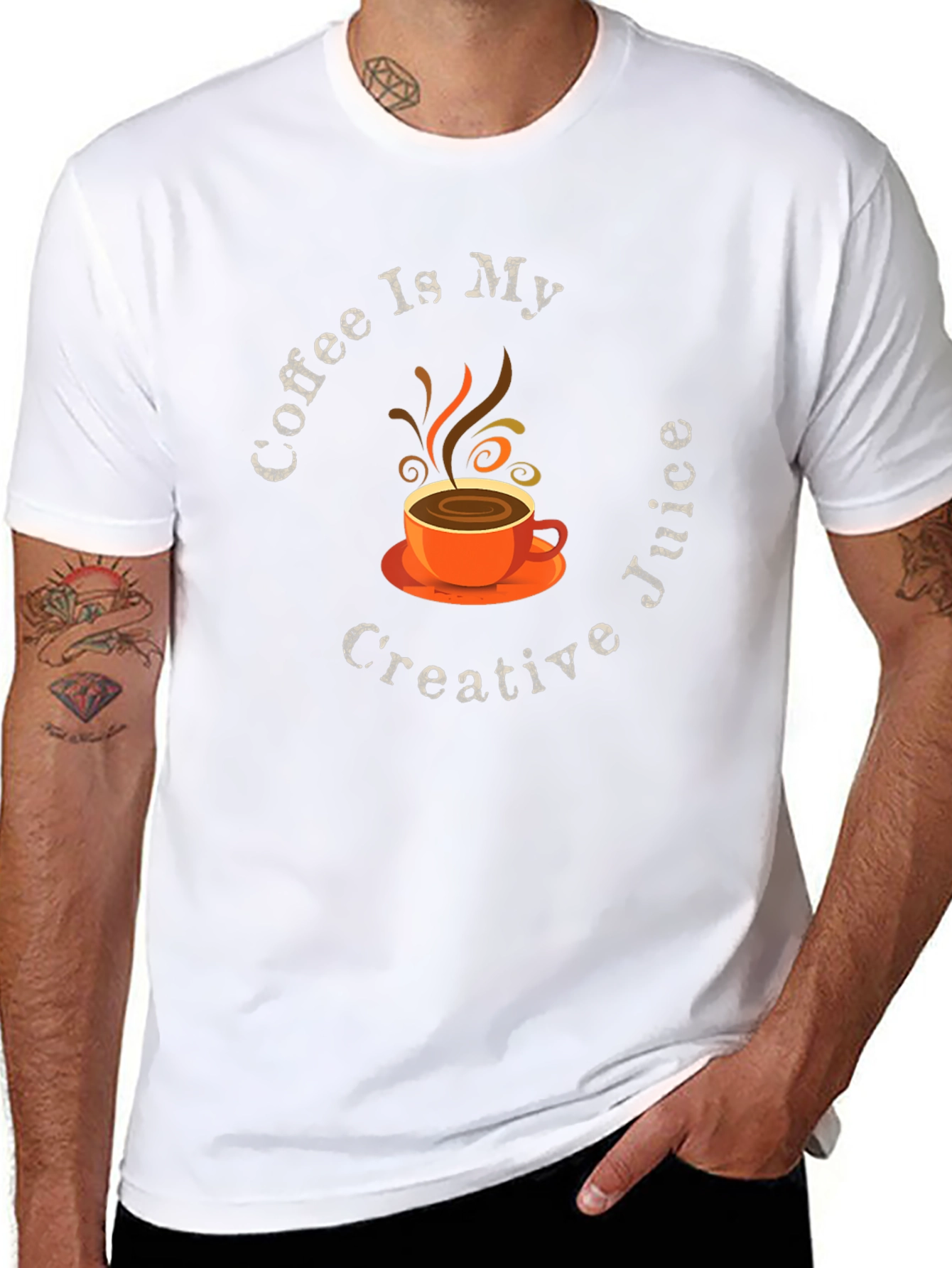 Coffee is My Creative Juice Graphic Tee