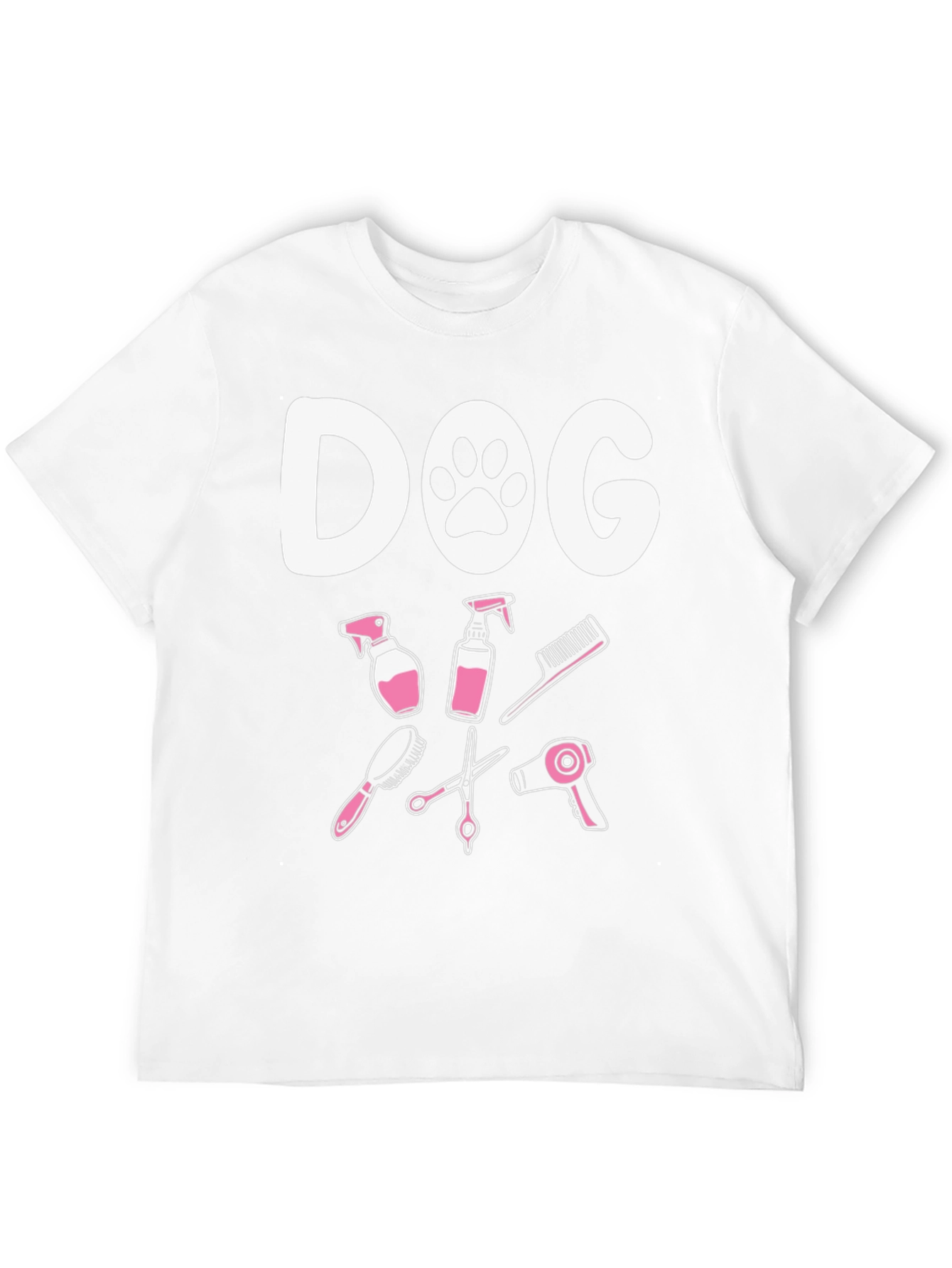 DOG Grooming Tools T-Shirt – Cute Dog Groomer Graphic Tee
