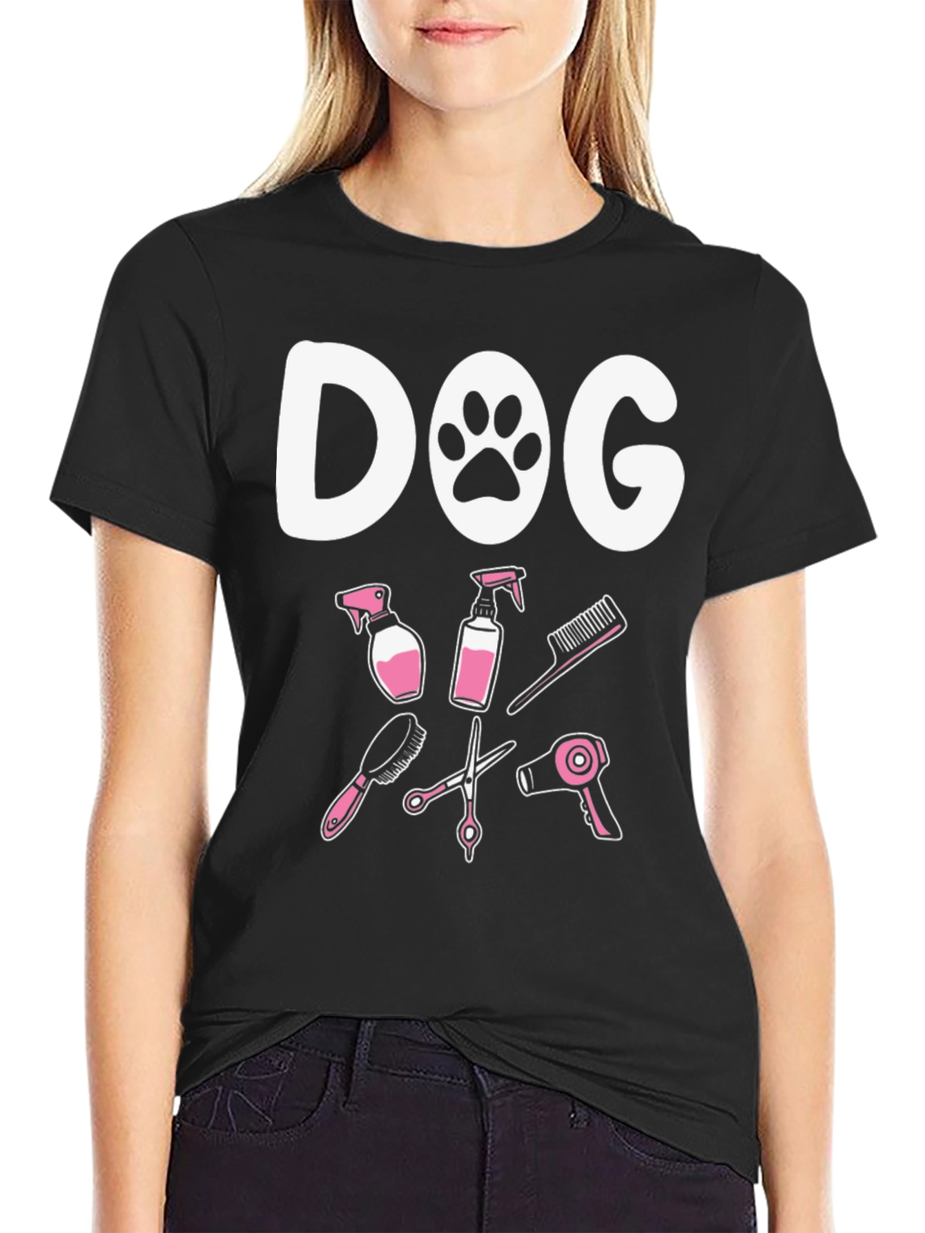 DOG Grooming Tools T-Shirt – Cute Dog Groomer Graphic Tee