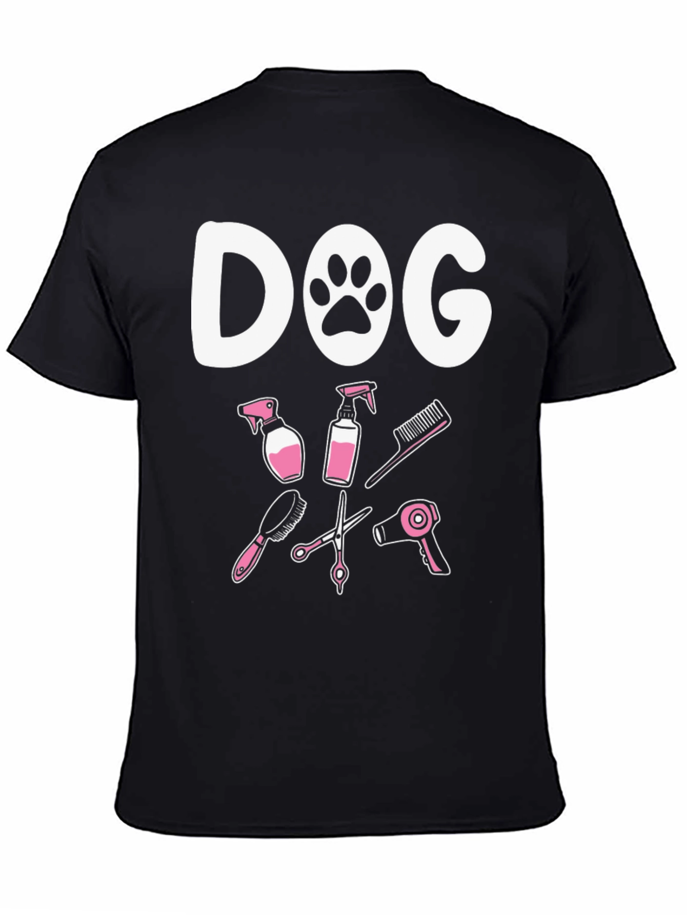 DOG Grooming Tools T-Shirt – Cute Dog Groomer Graphic Tee