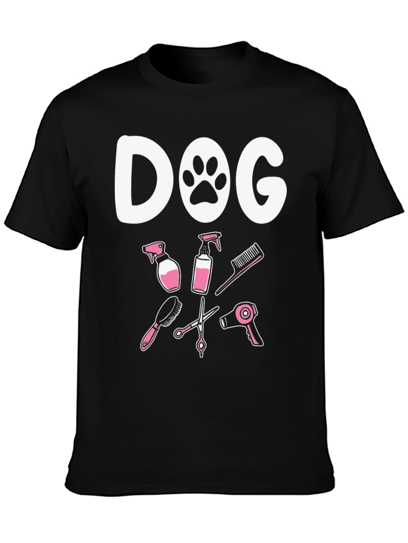 DOG Grooming Tools T-Shirt – Cute Dog Groomer Graphic Tee