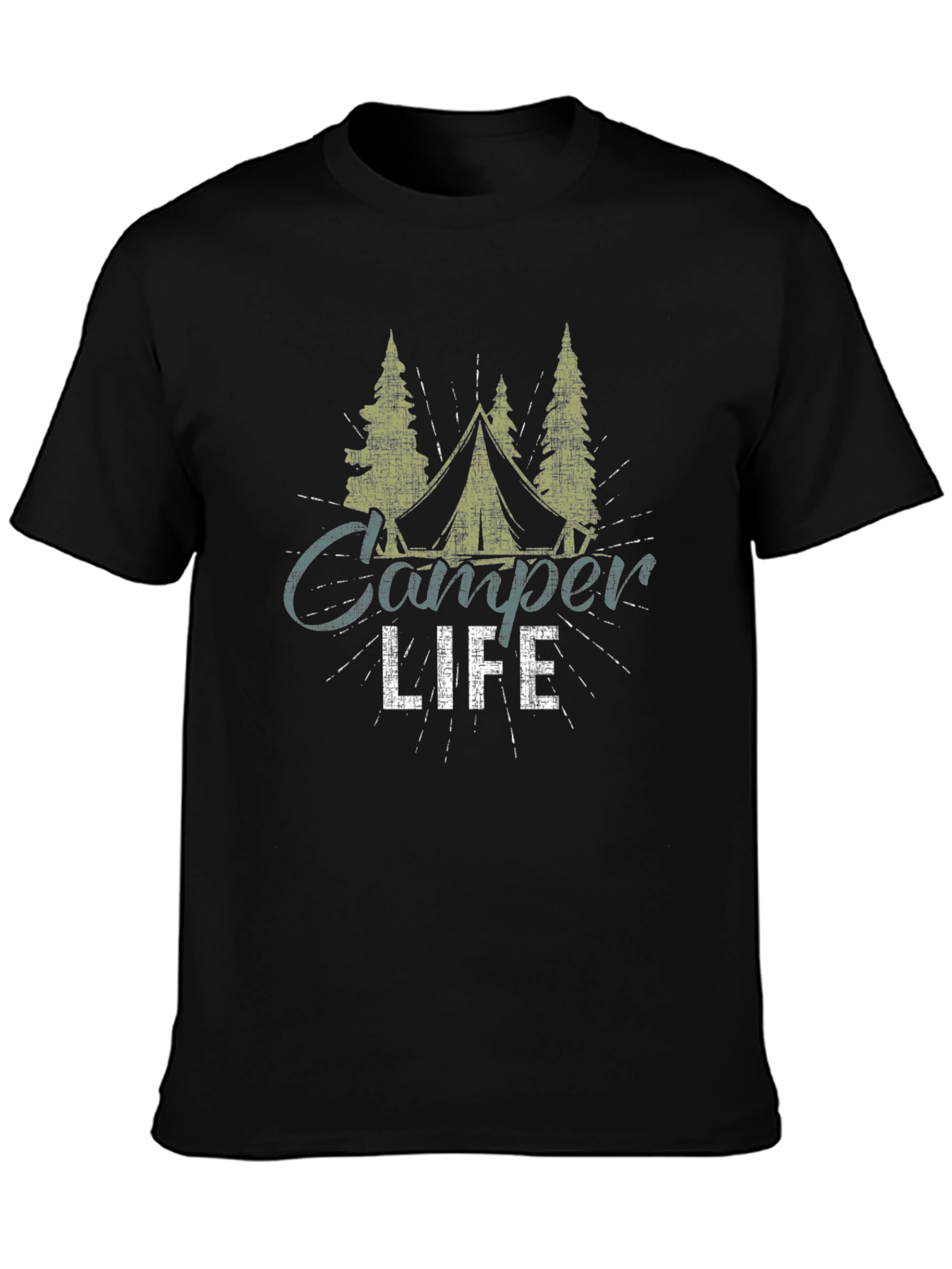 Camper Life Graphic Tee - Outdoor Adventure Shirt